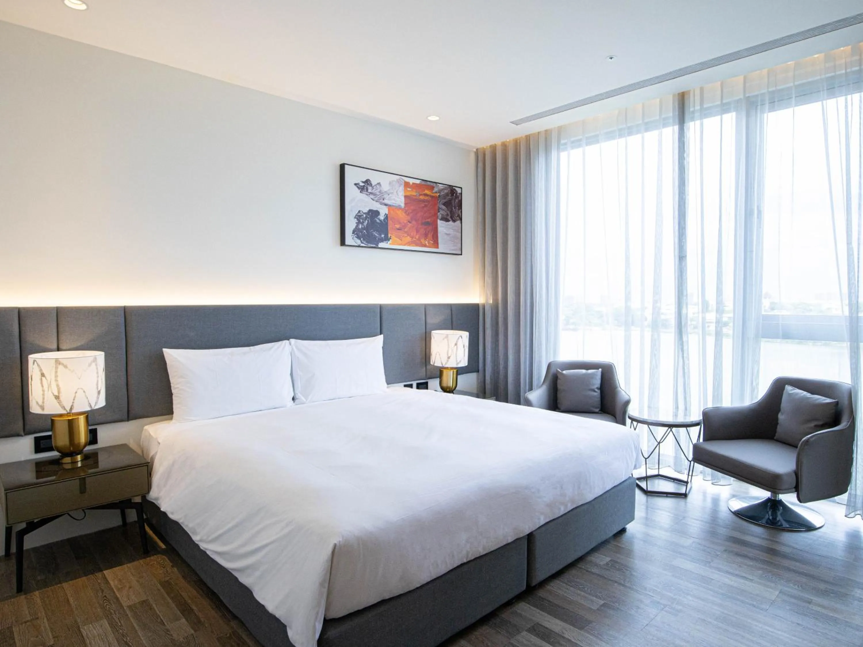 Bed in Formosa Yacht Resort