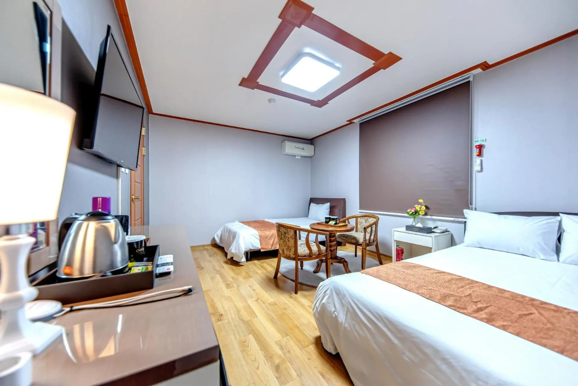 Bed in Charlie Hotel Jeju