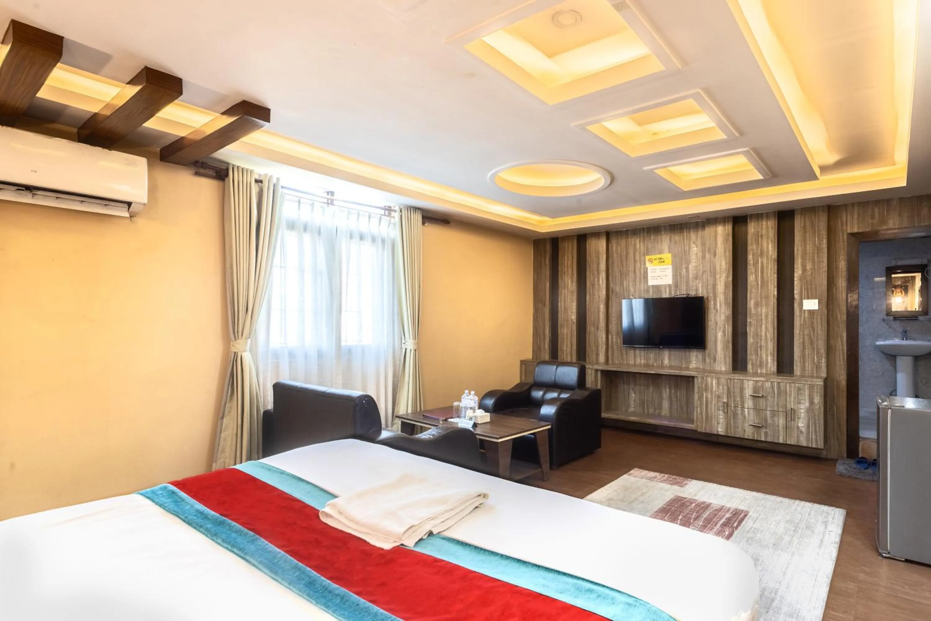 Photo of the whole room, Bed in Hotel Airport Deepshree