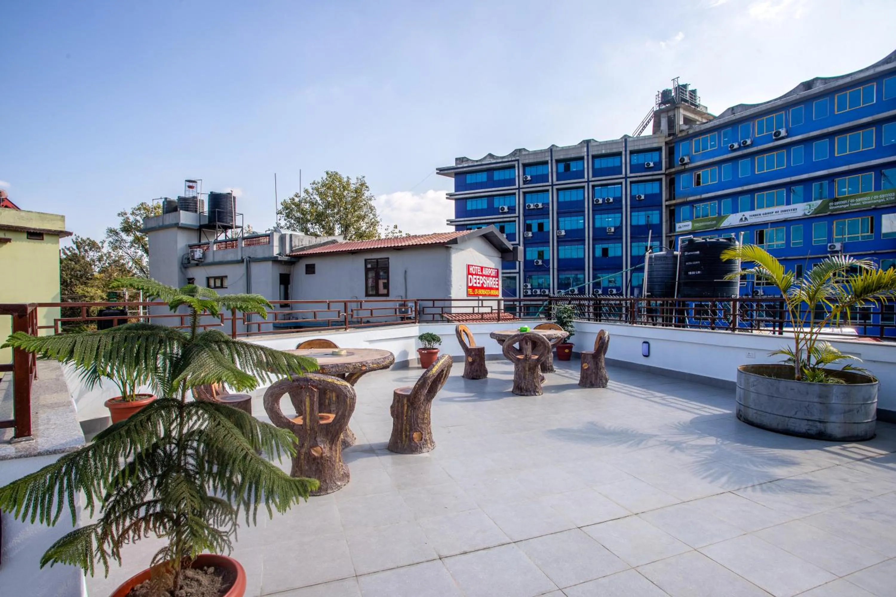 Balcony/Terrace in Hotel Airport Deepshree