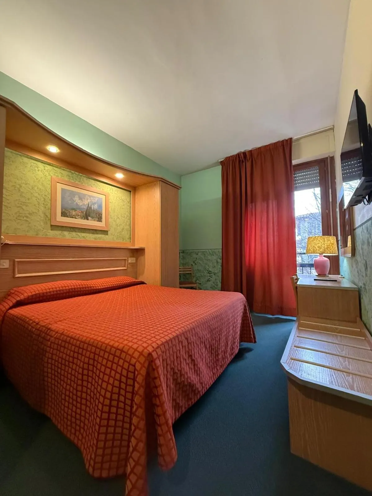 Bedroom, Bed in Hotel Meridiana