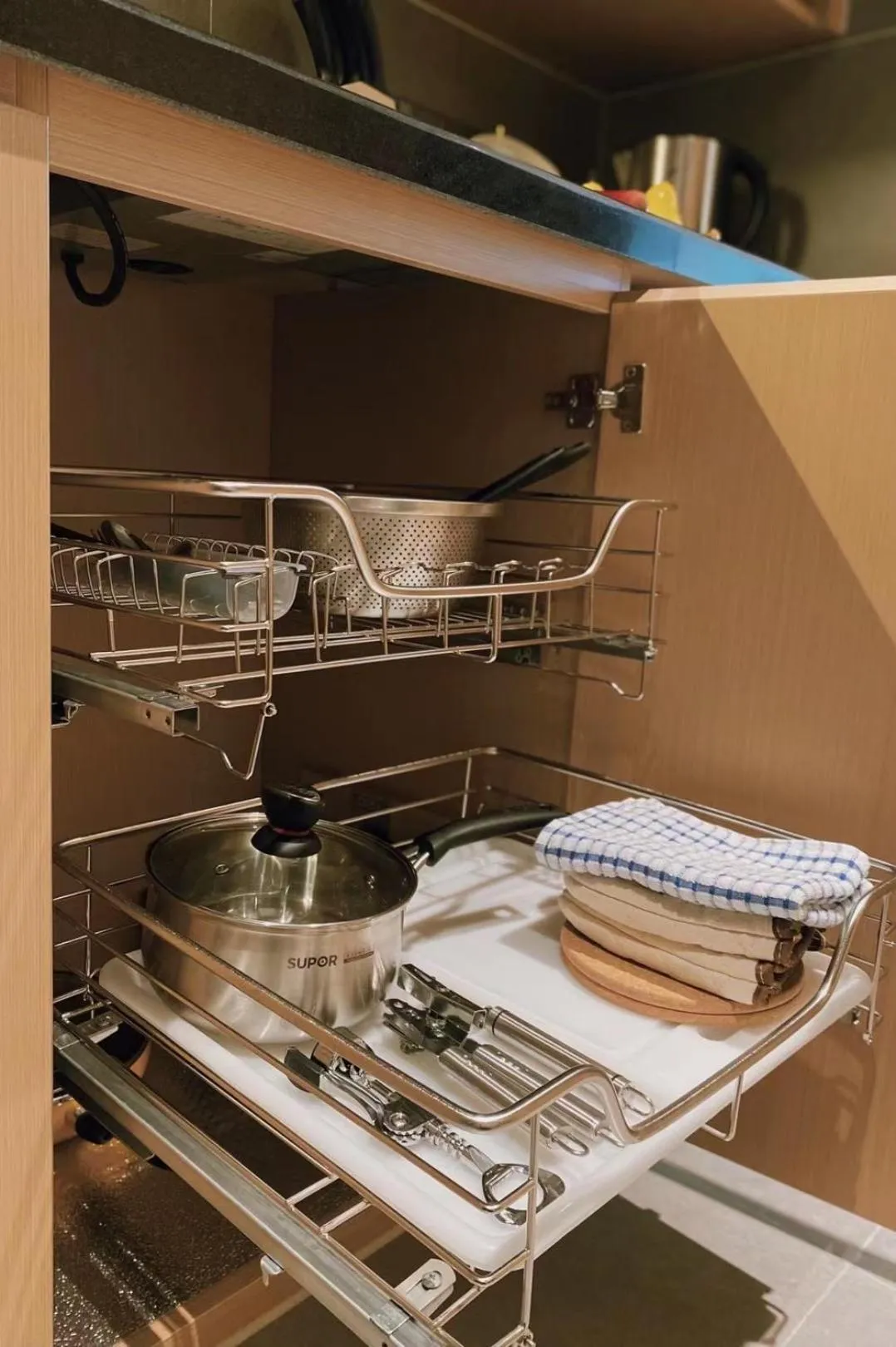 kitchen in Citadines Gaoxin Chengdu