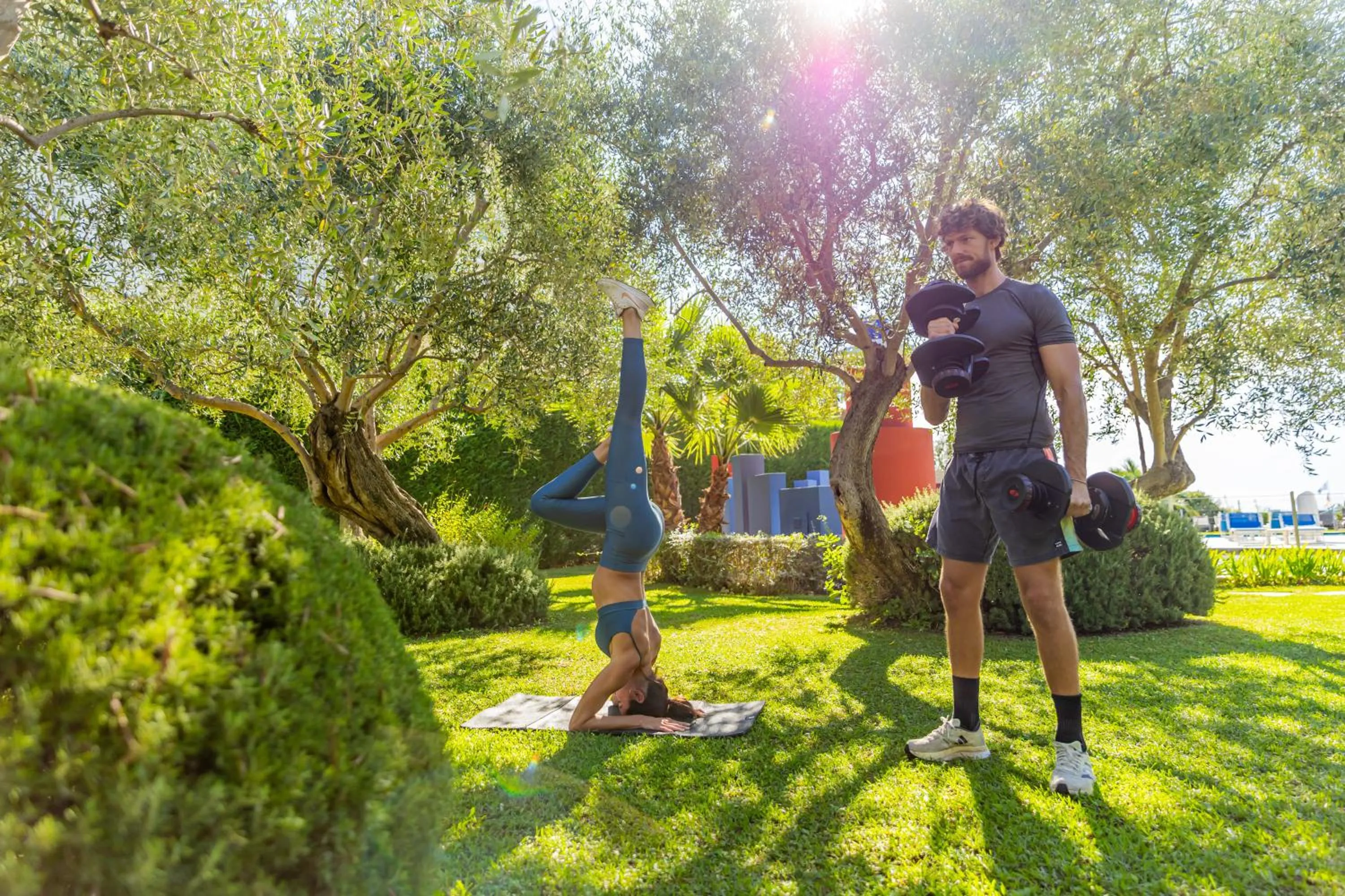 Fitness centre/facilities in Grand Hotel Diana Majestic