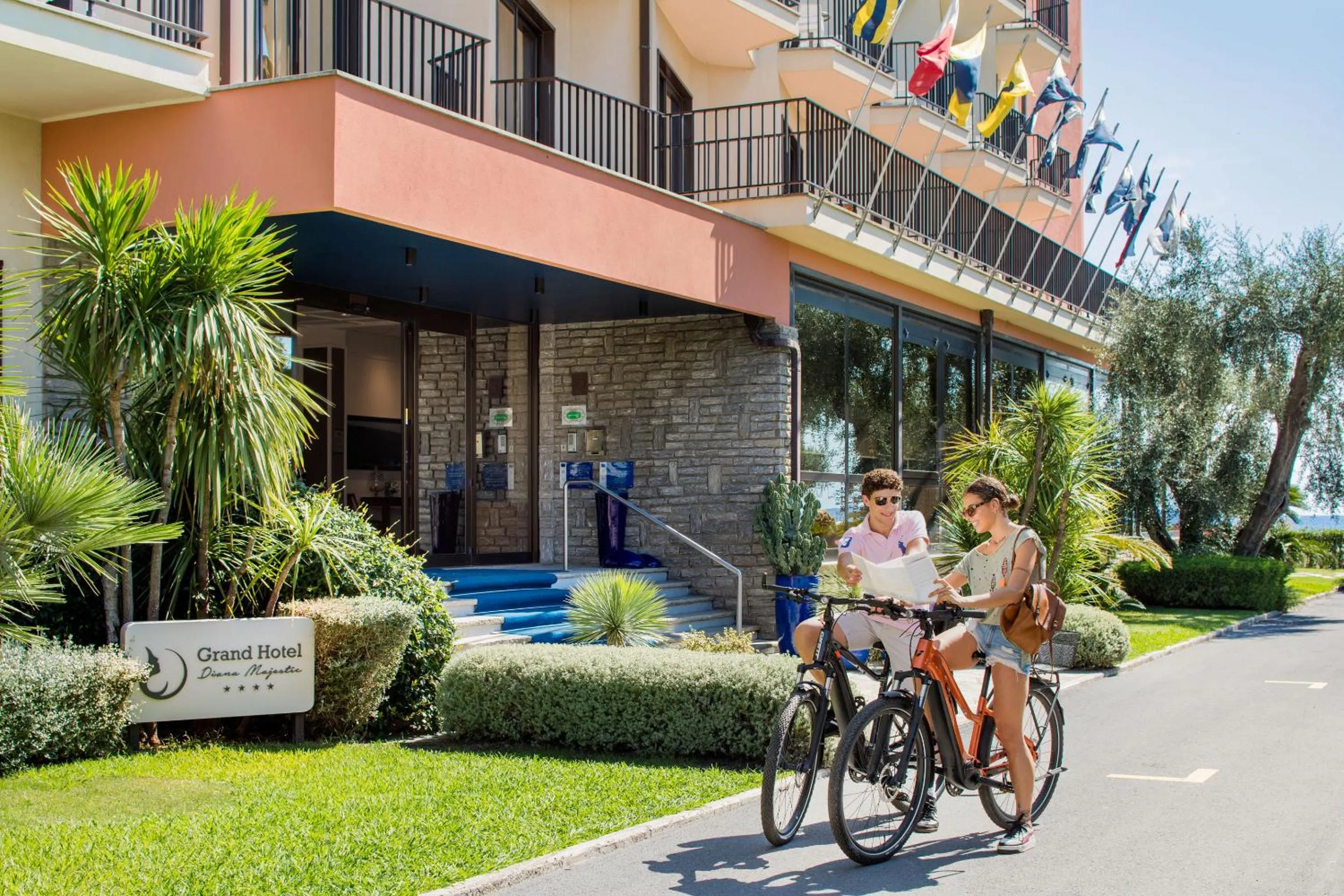 Cycling in Grand Hotel Diana Majestic
