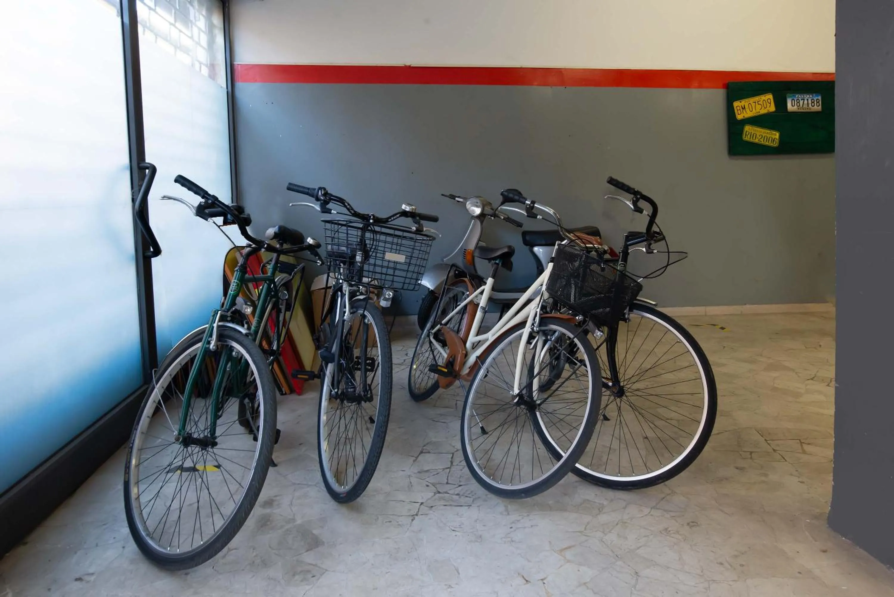 Cycling in Hotel Jane