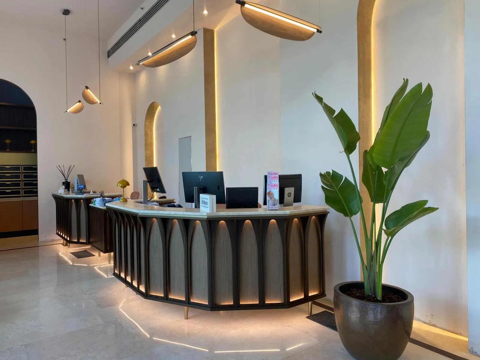 Lobby or reception in DoubleTree by Hilton Florence Metropole