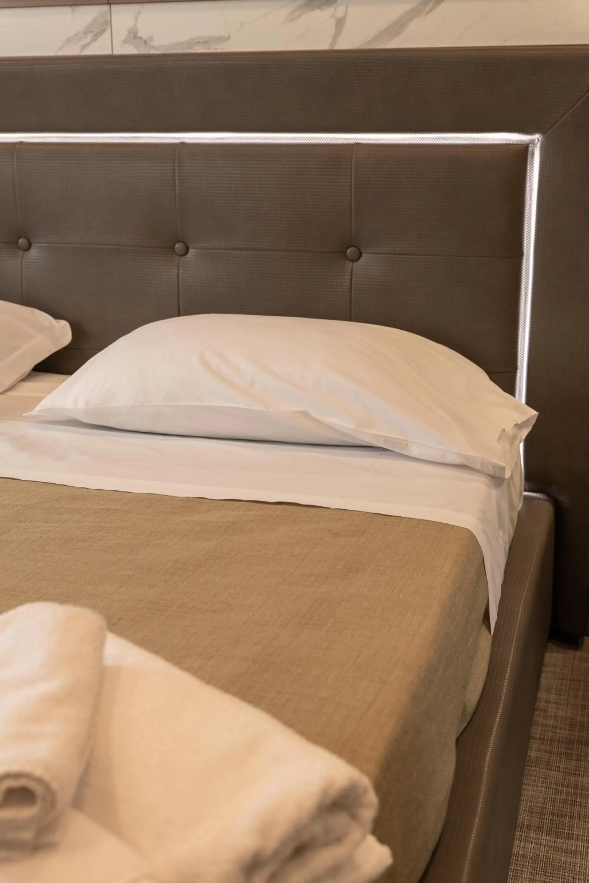 Bed in Building Hotel