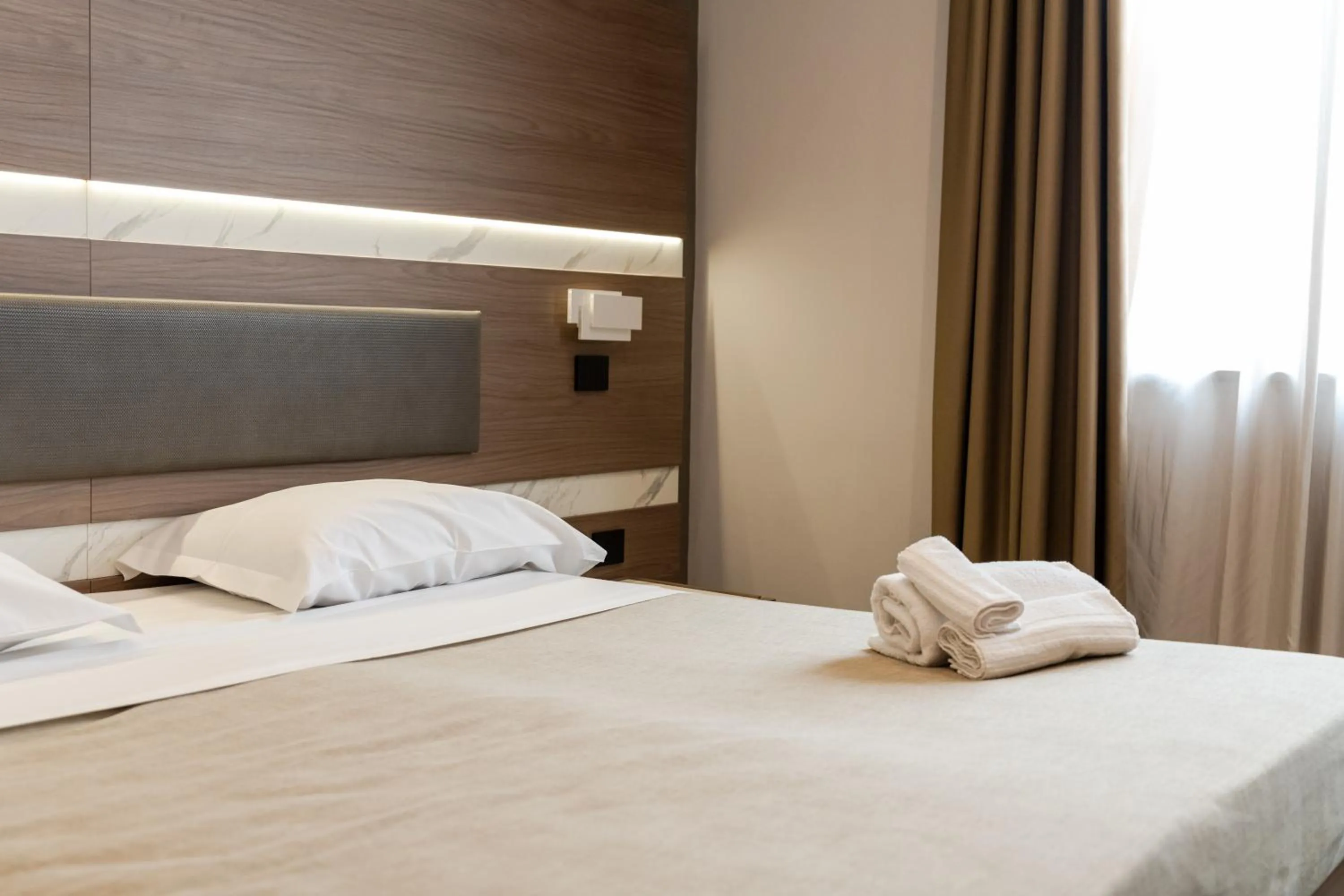 Bed in Building Hotel