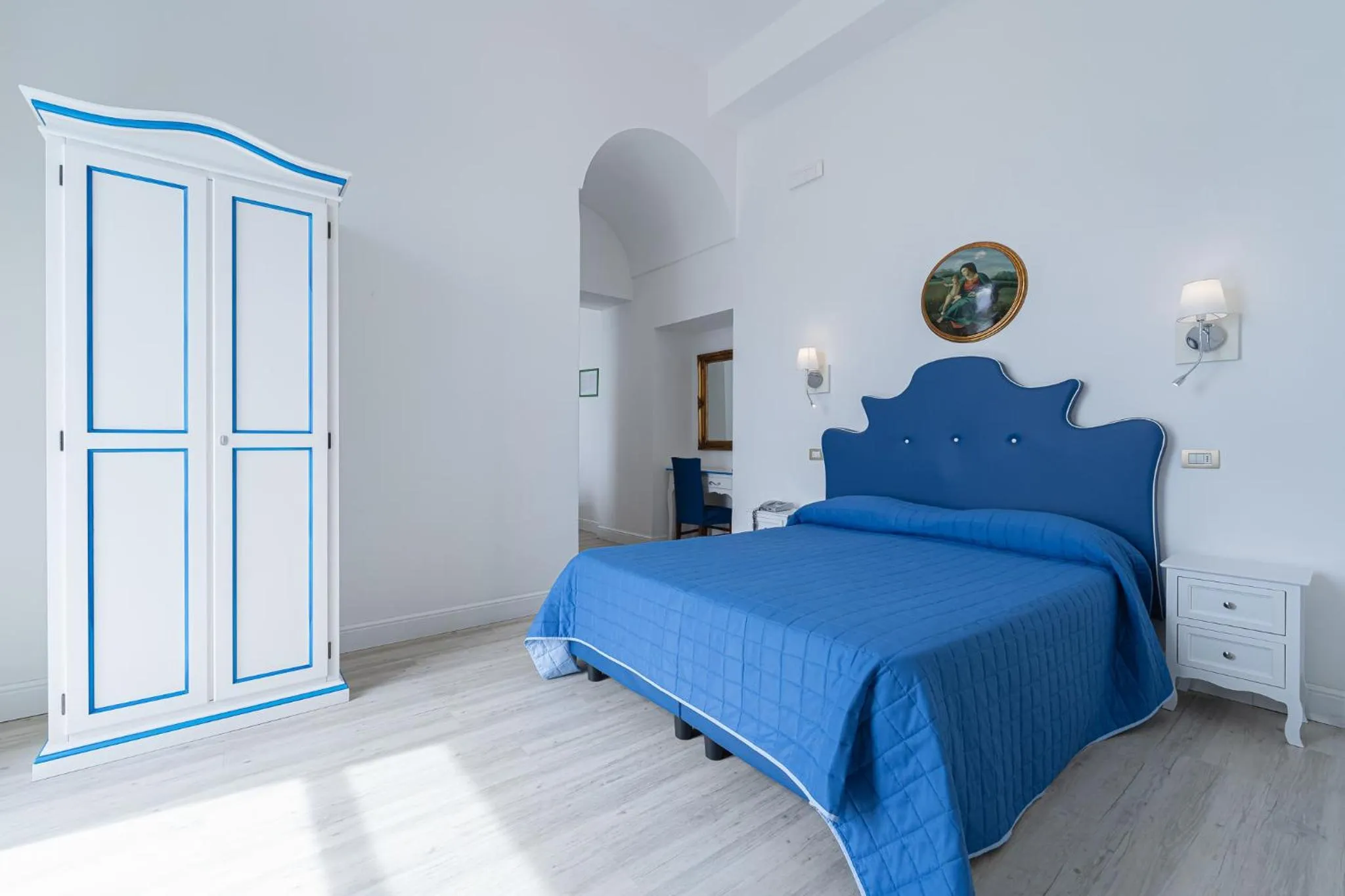 Bed in Hotel Fontana