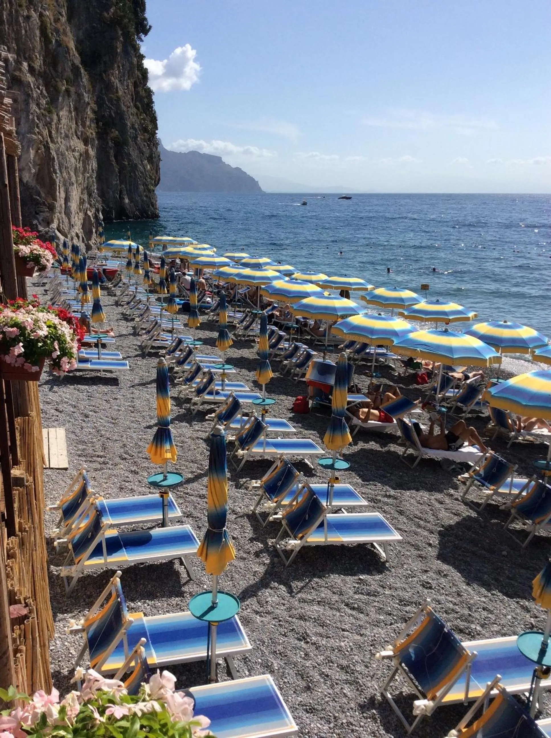 Beach in Grand Hotel Excelsior
