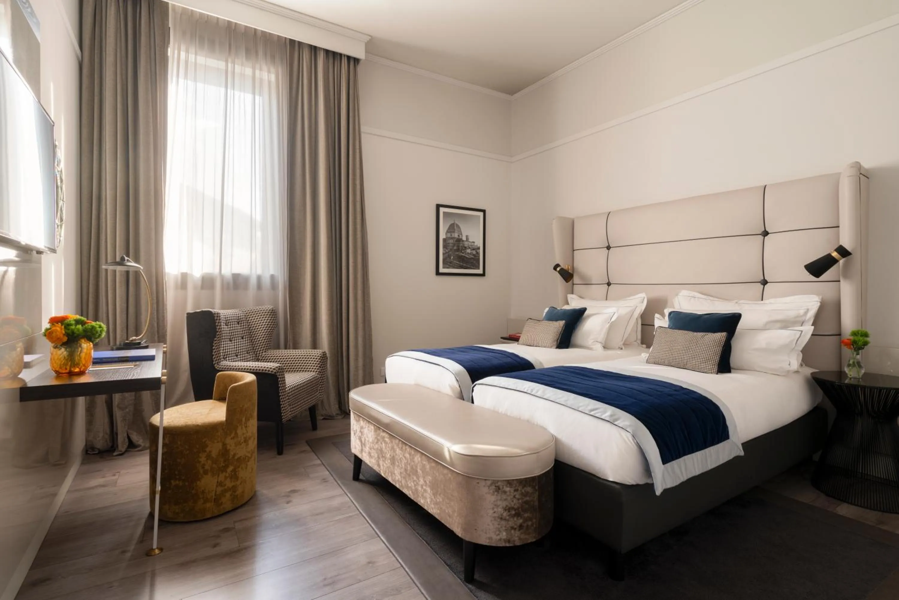Bedroom, Bed in Cerretani Hotel Firenze - MGallery Collection