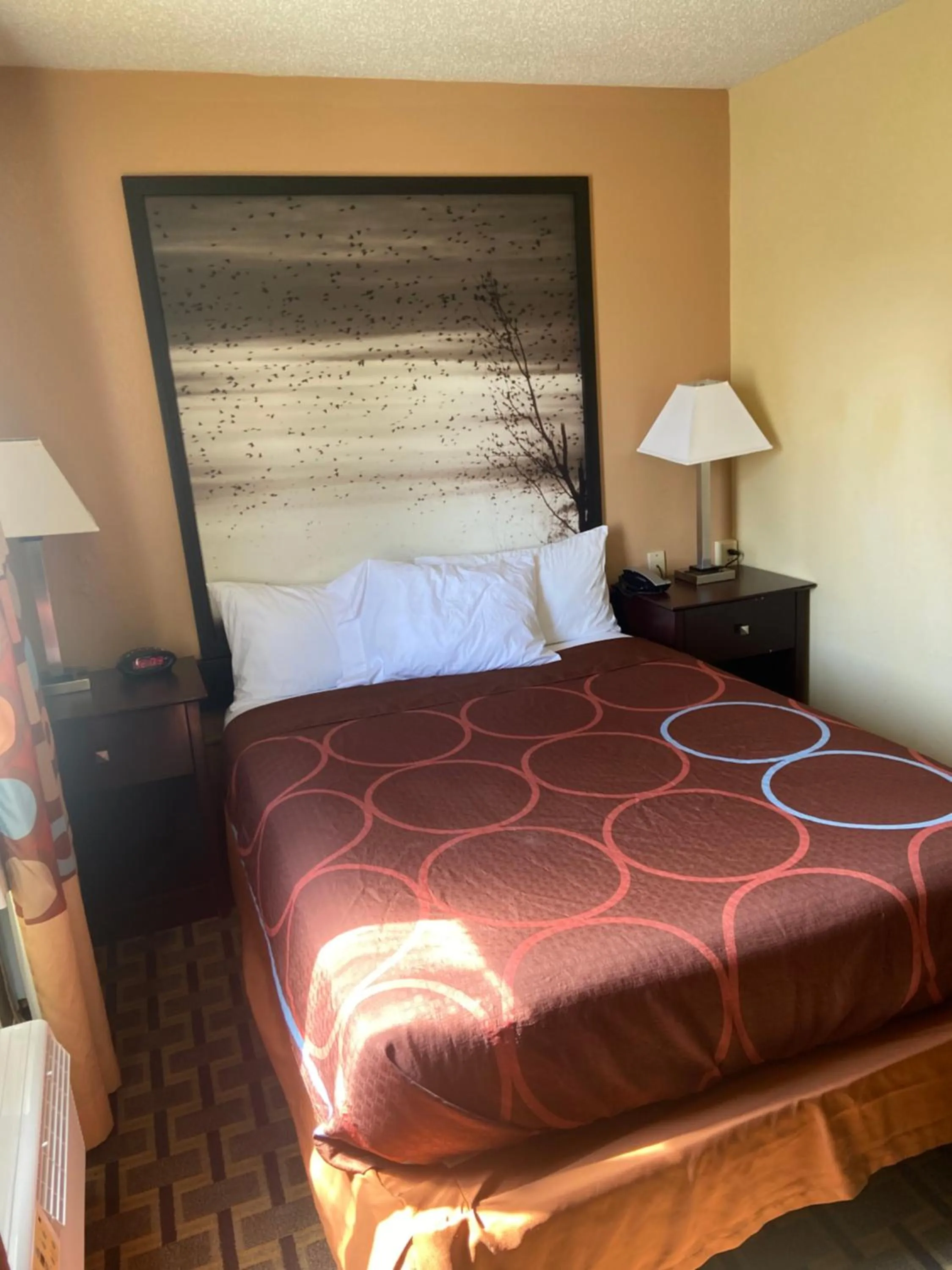 Bed in Super 8 by Wyndham Lebanon