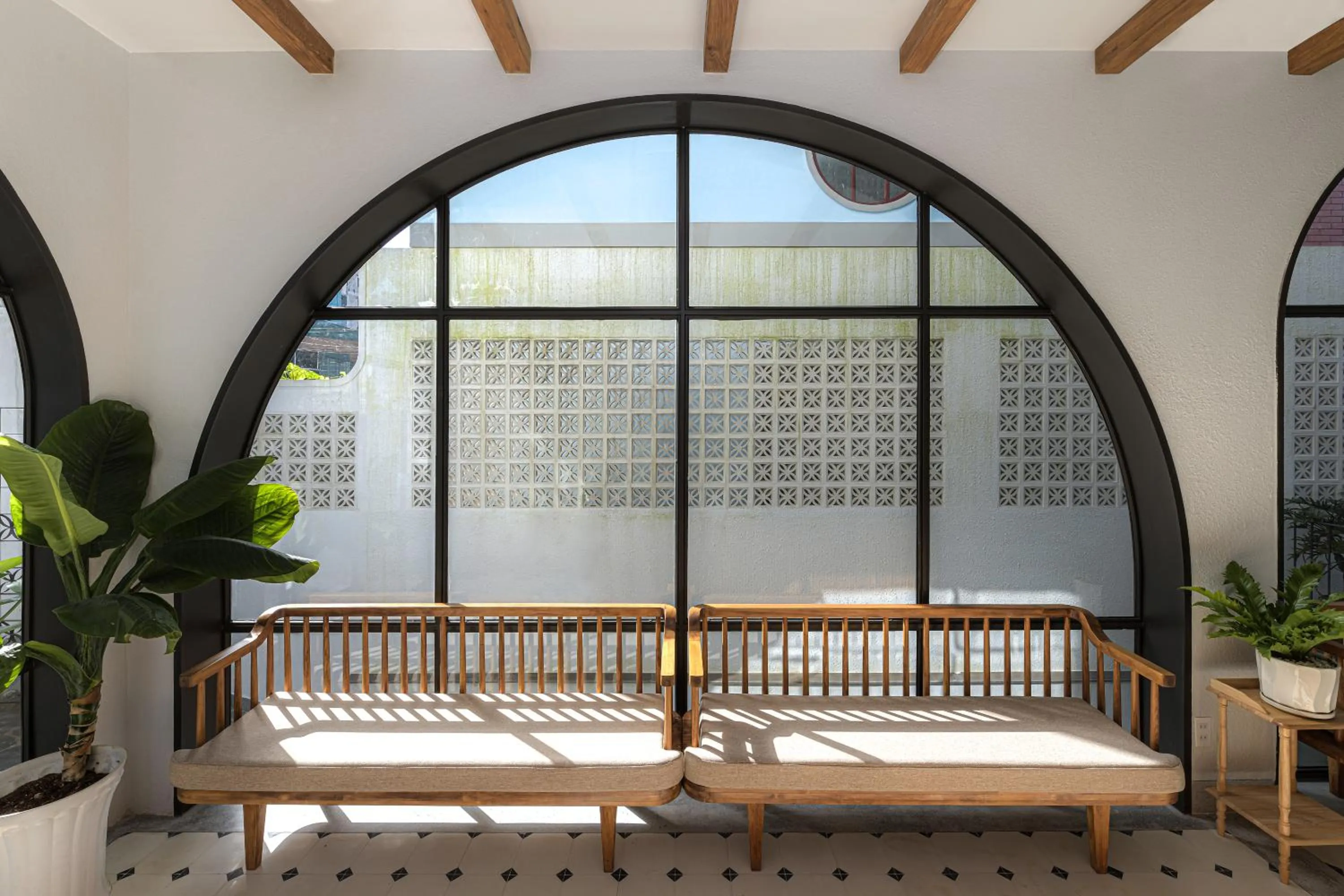 Living room in Thơm House