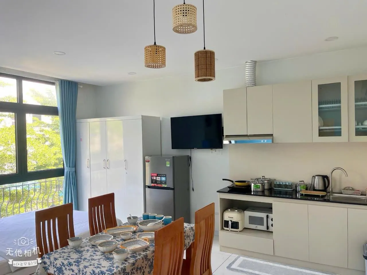 Dining area in Ngân Hà Star Homestay - Grand World Phú Quốc