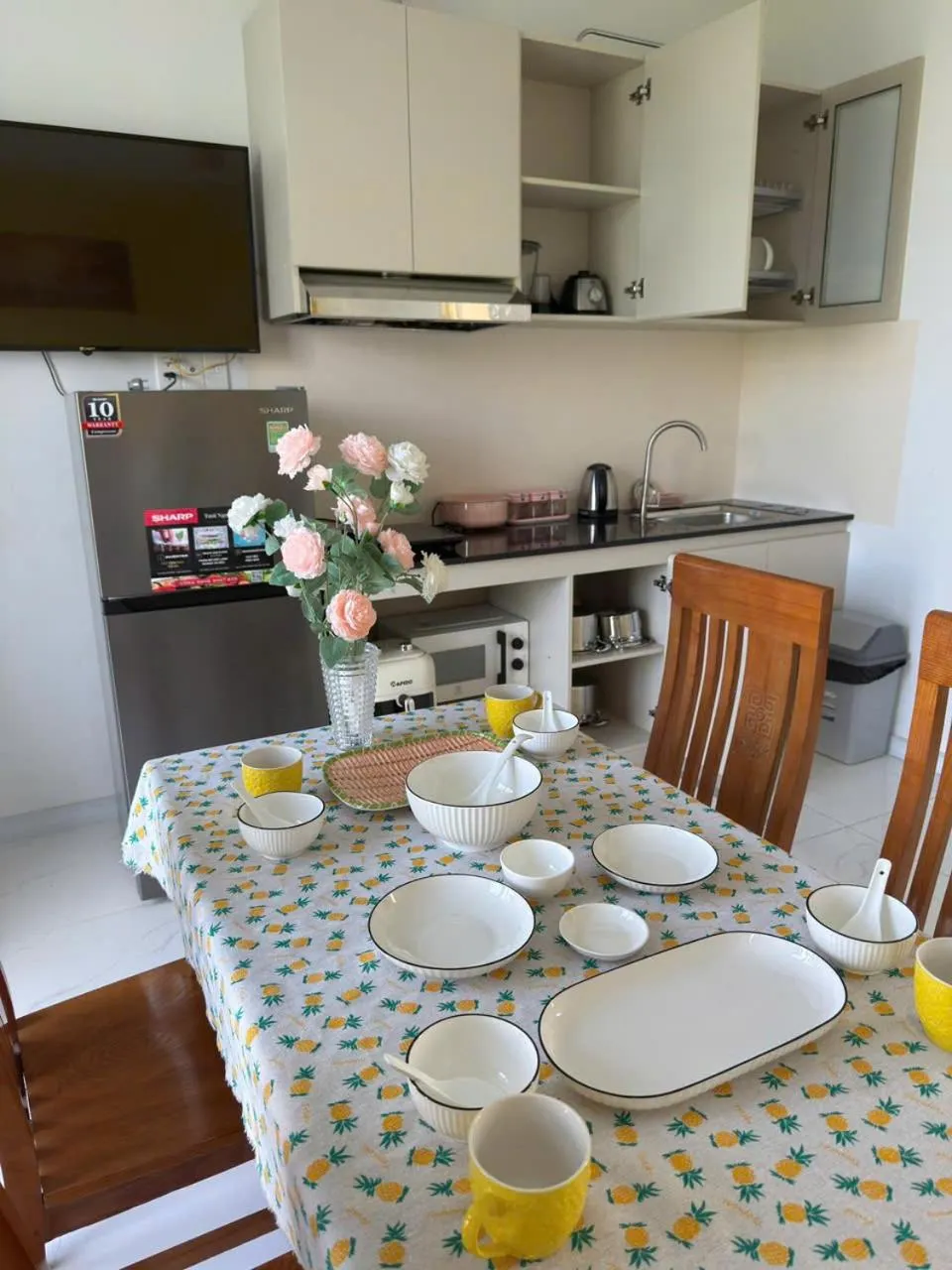 Dining area in Ngân Hà Star Homestay - Grand World Phú Quốc