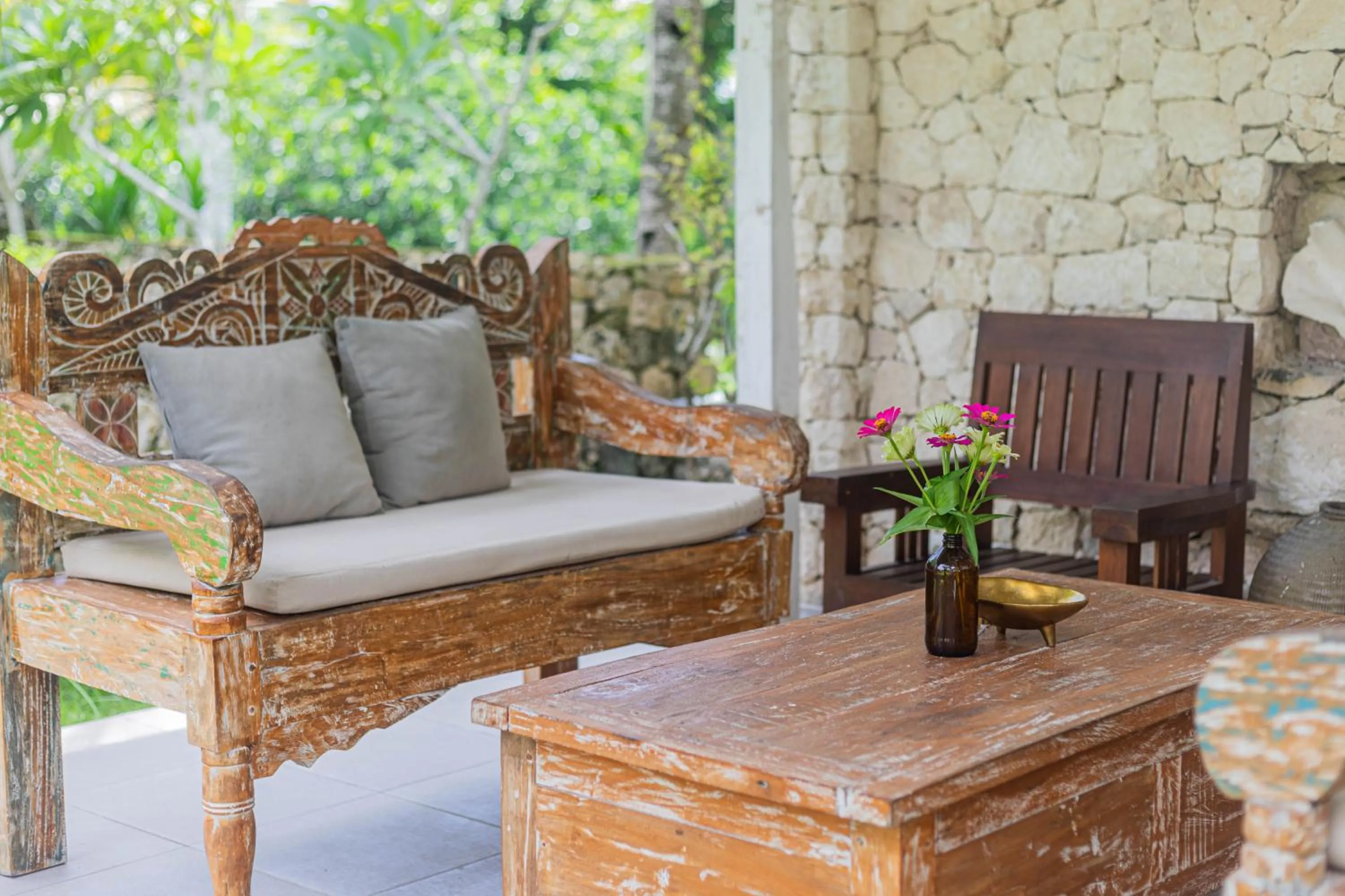 Seating area in Gapul pinpilinPauxa