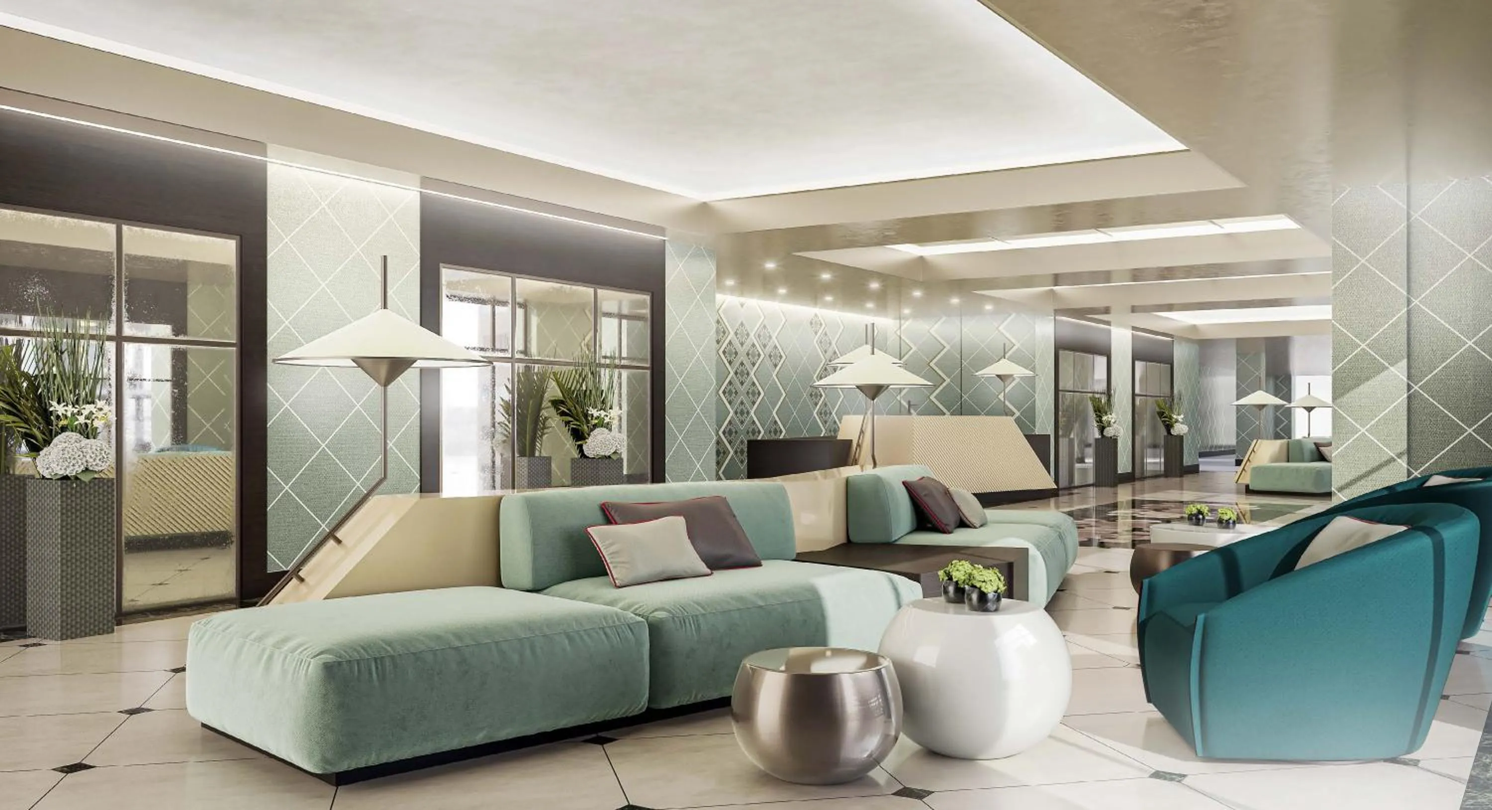 Lobby or reception in Somerset City Centre Atyrau