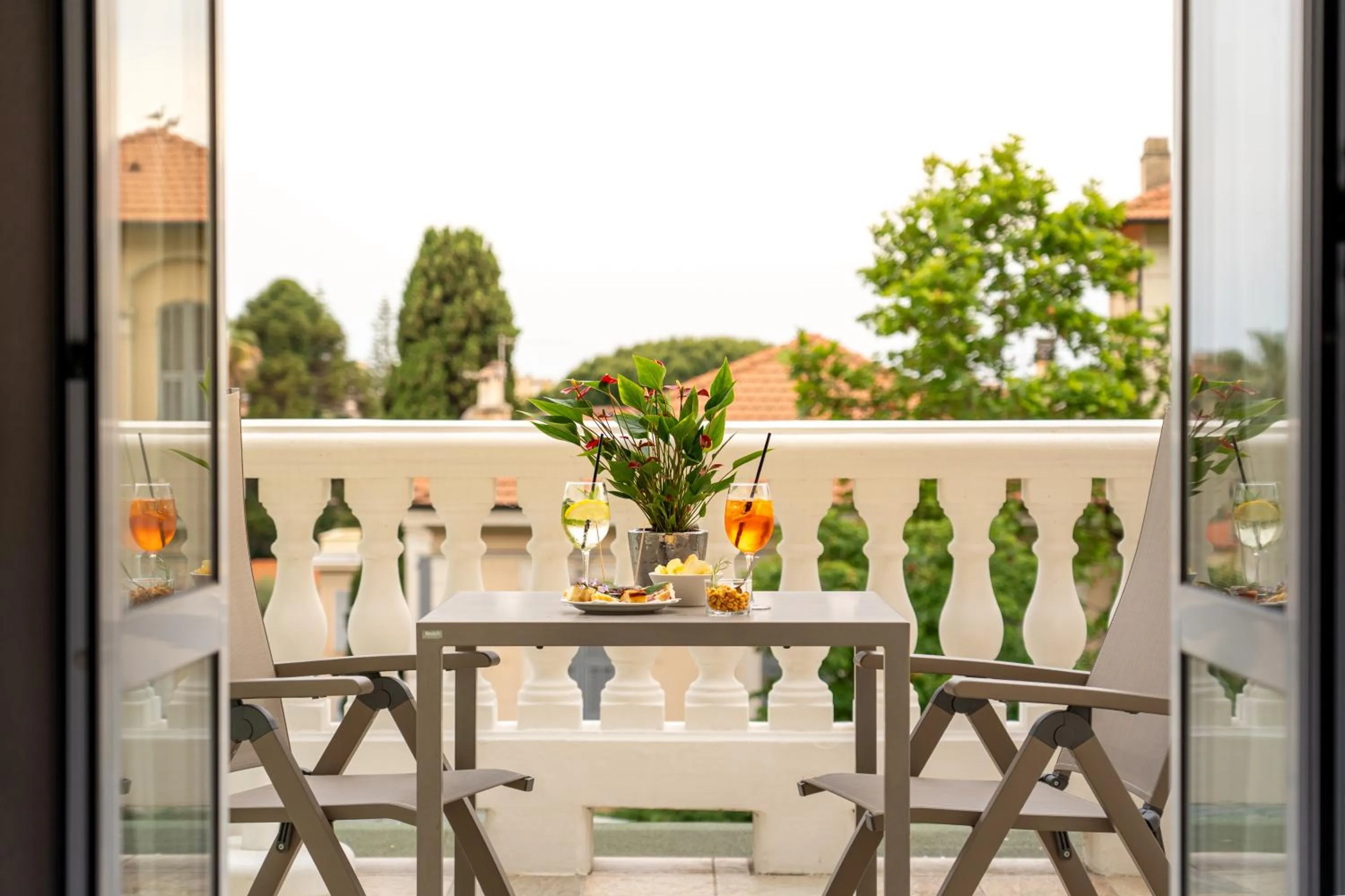 Balcony/Terrace in Hotel Villa Elisa & Spa