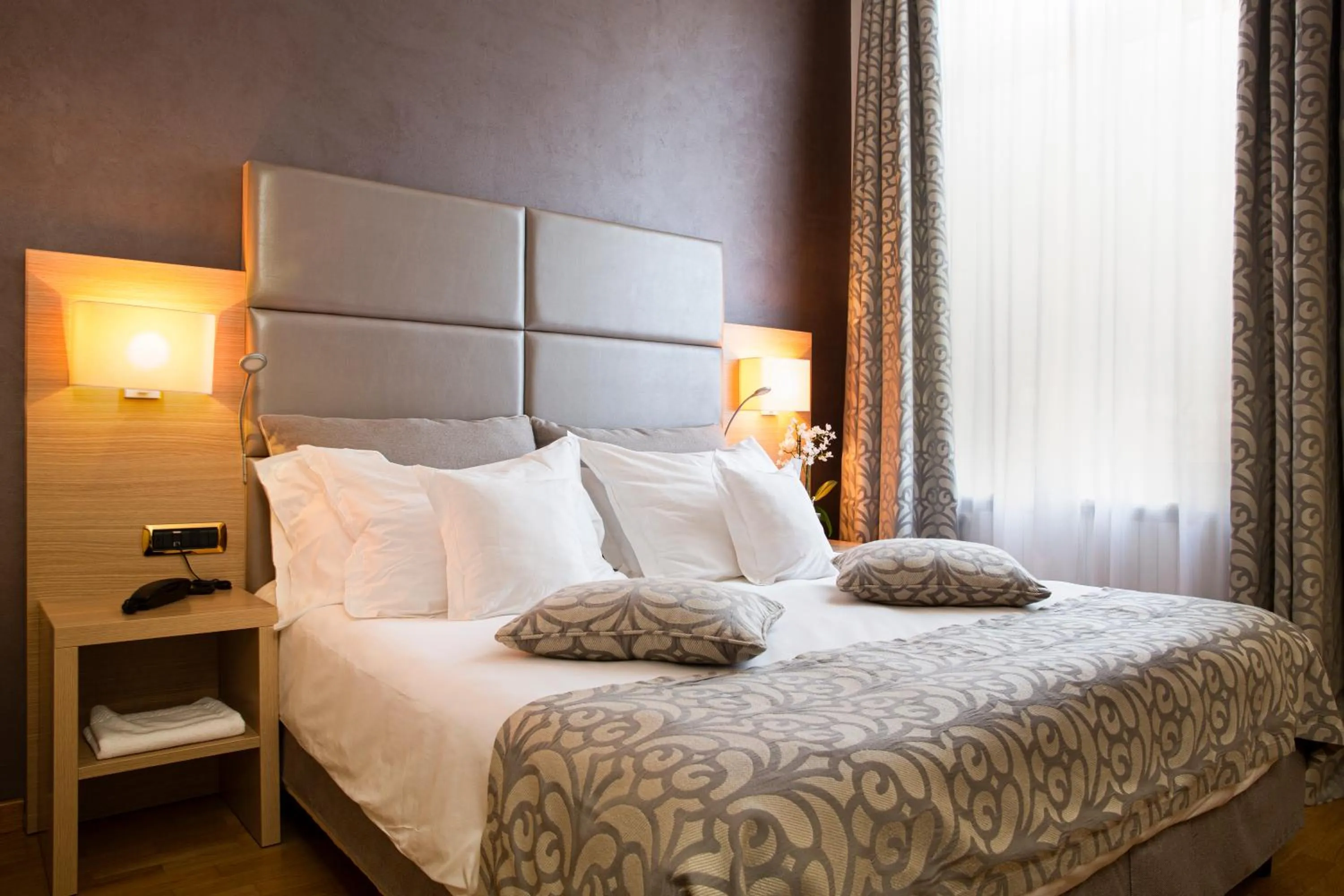 Bed in Hotel Villa Elisa & Spa