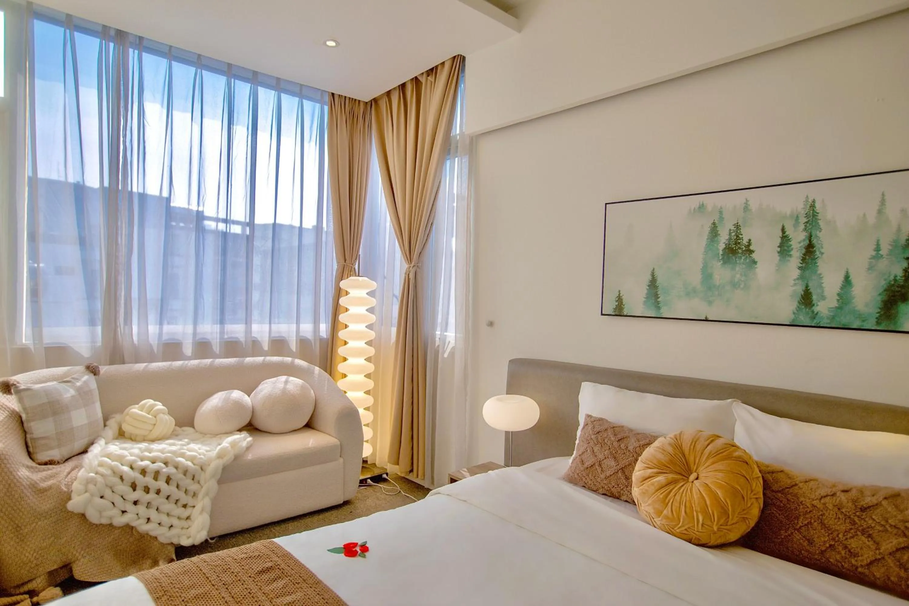 Bed in Keypad Hotel - 28 Dịch Vọng Hậu