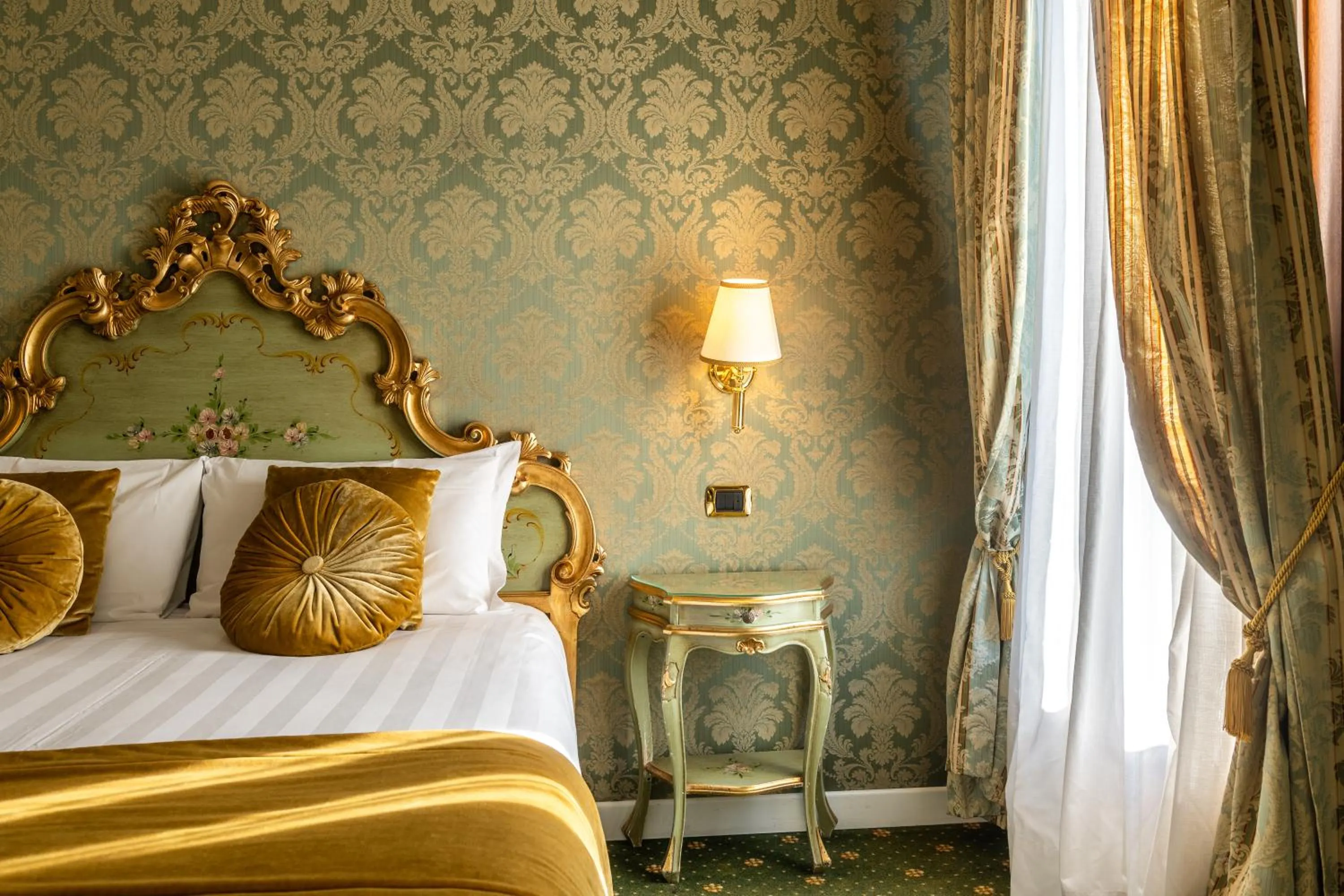 Decorative detail, Bed in A Tribute To Music Residenza