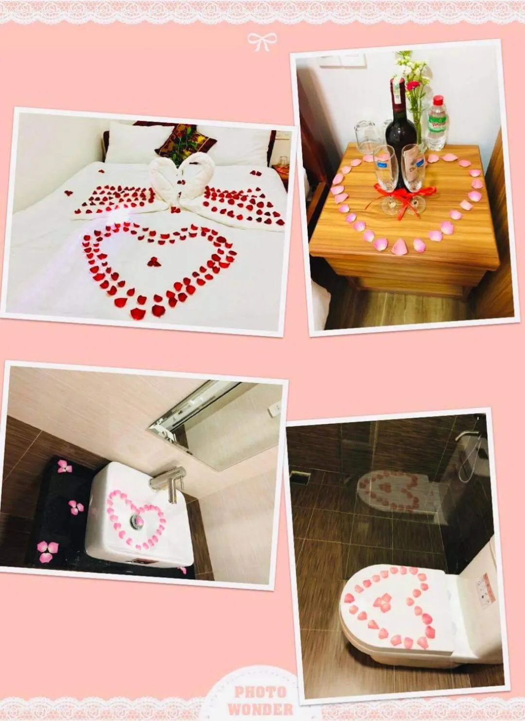 Decorative detail in Moc Nhien Hostel Da Lat