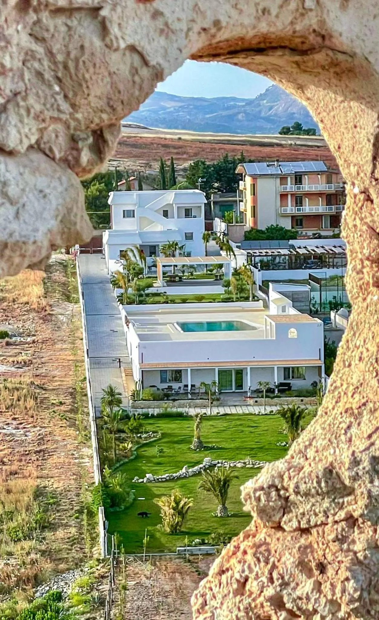 Bird's eye view in Villa Aries - Rural Chic Experience