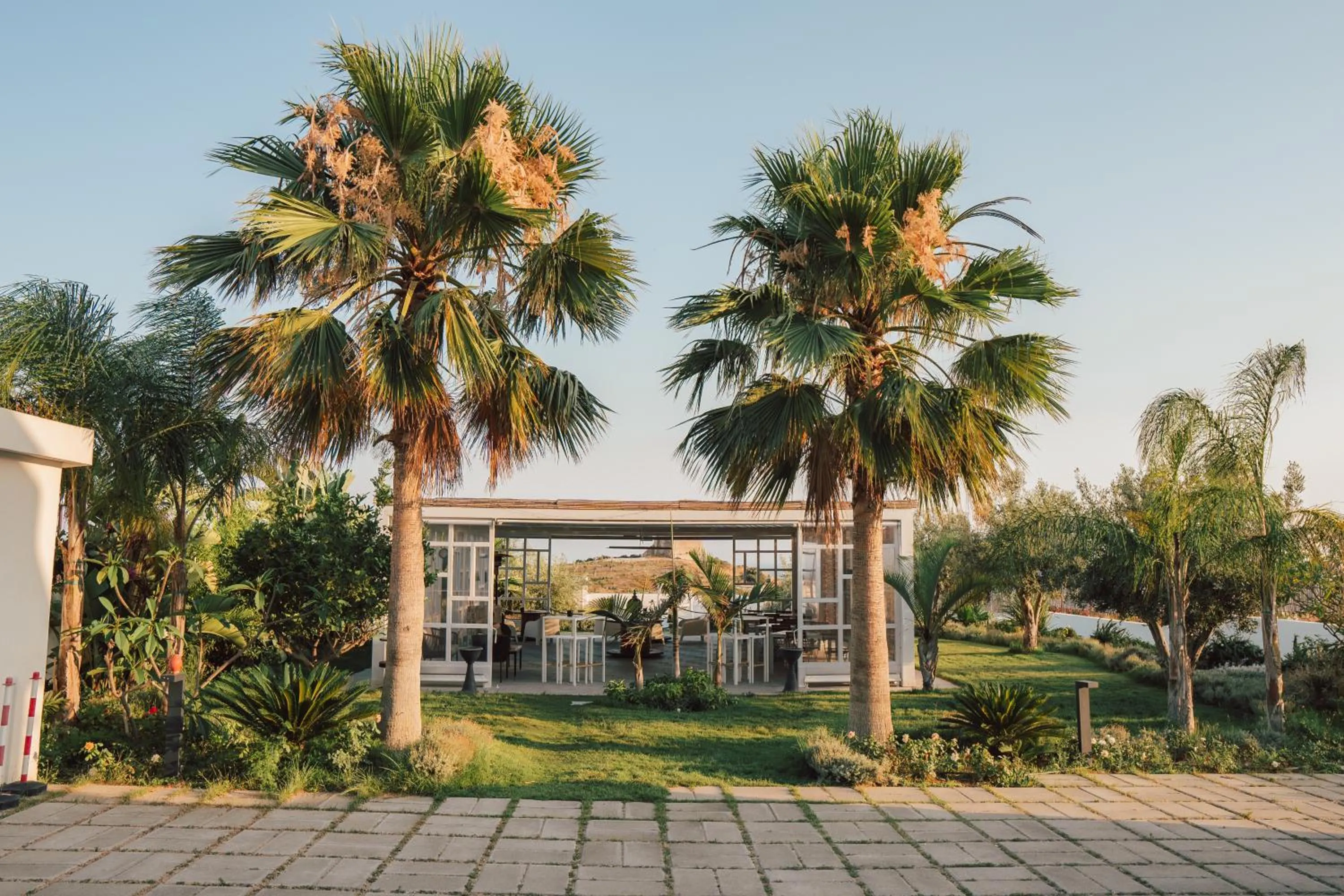 Patio in Villa Aries - Rural Chic Experience