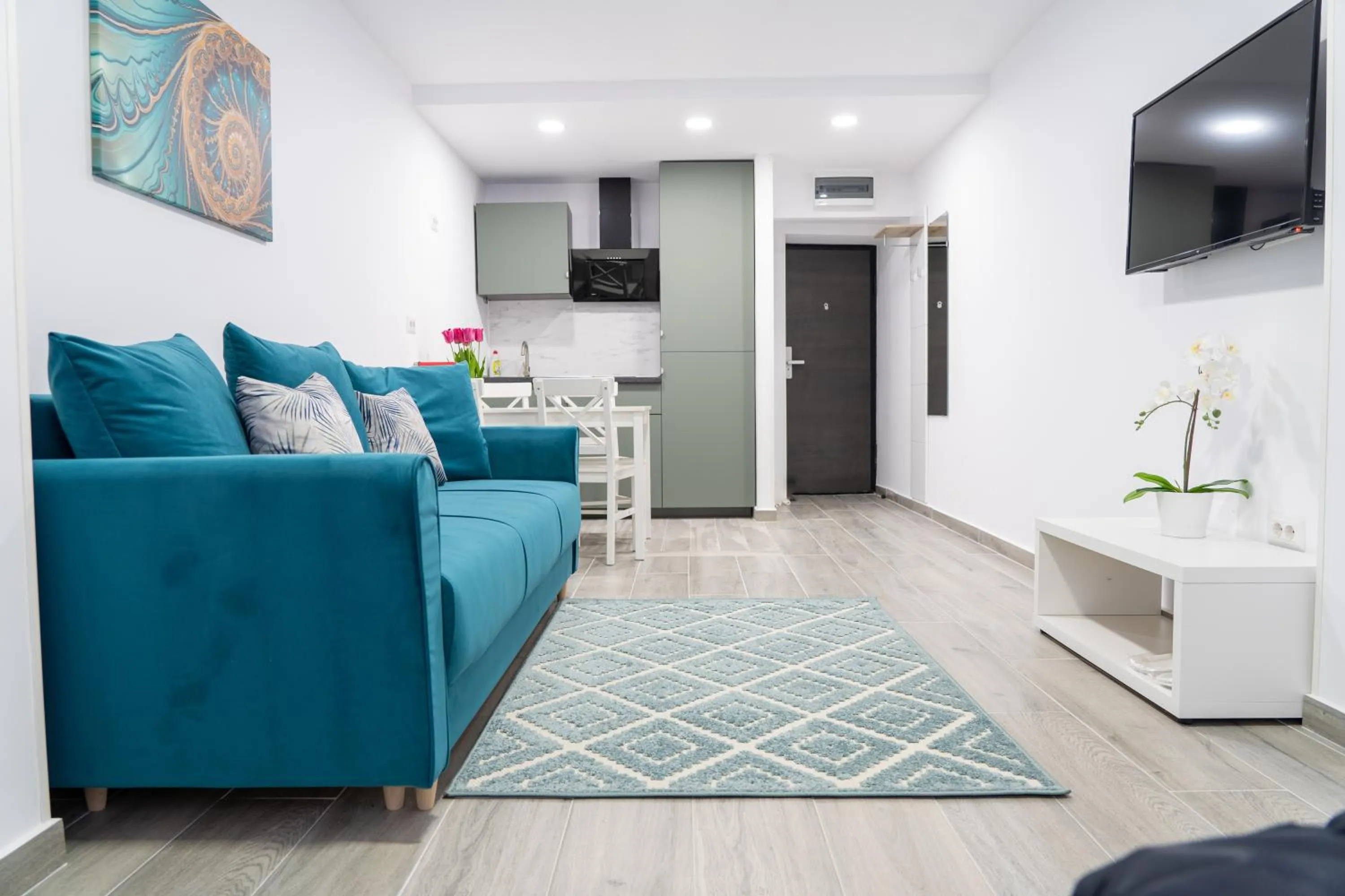 Living room in Sea View Apartments Olimp - Avenue Hotels