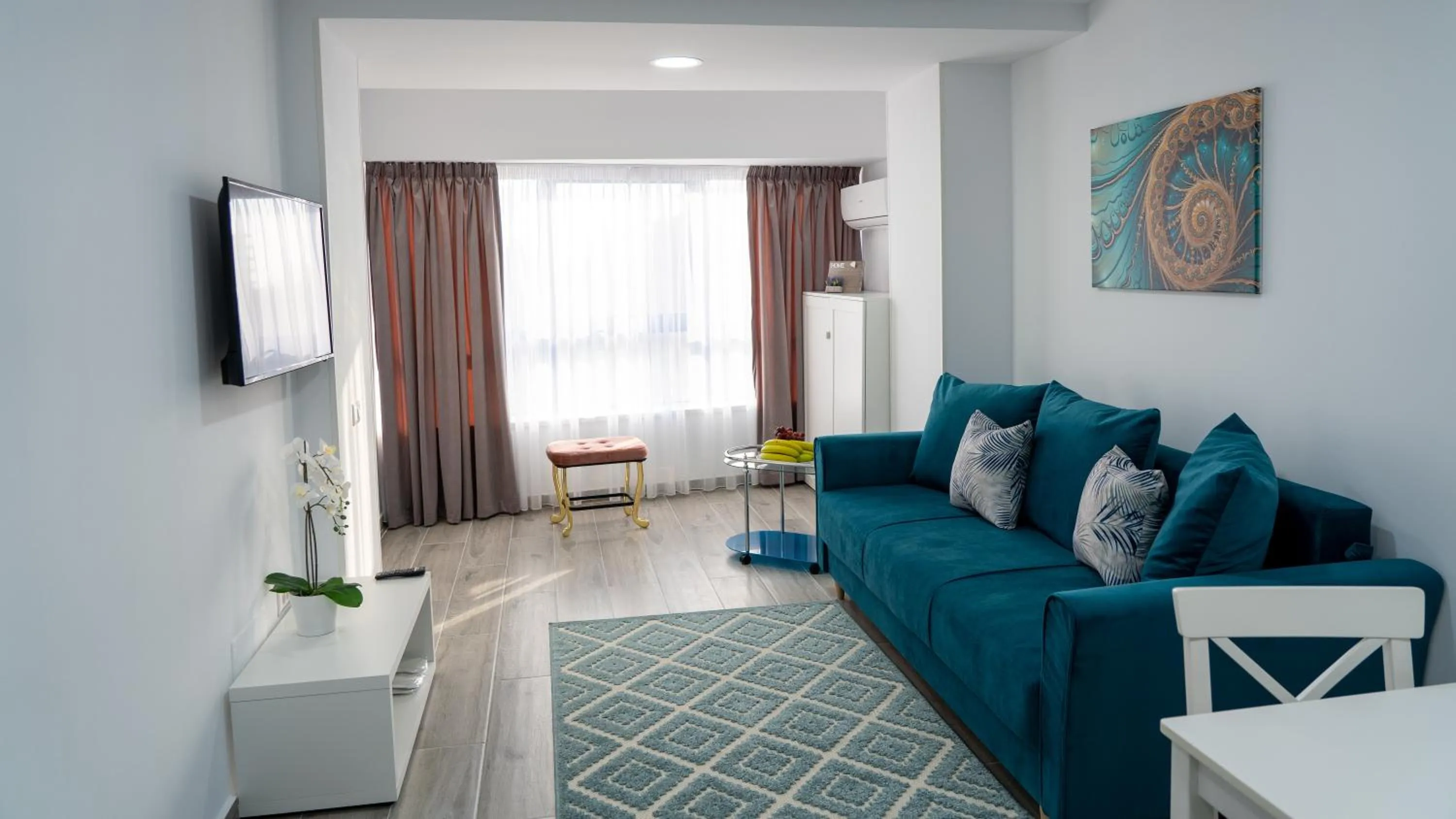 Seating area in Sea View Apartments Olimp - Avenue Hotels