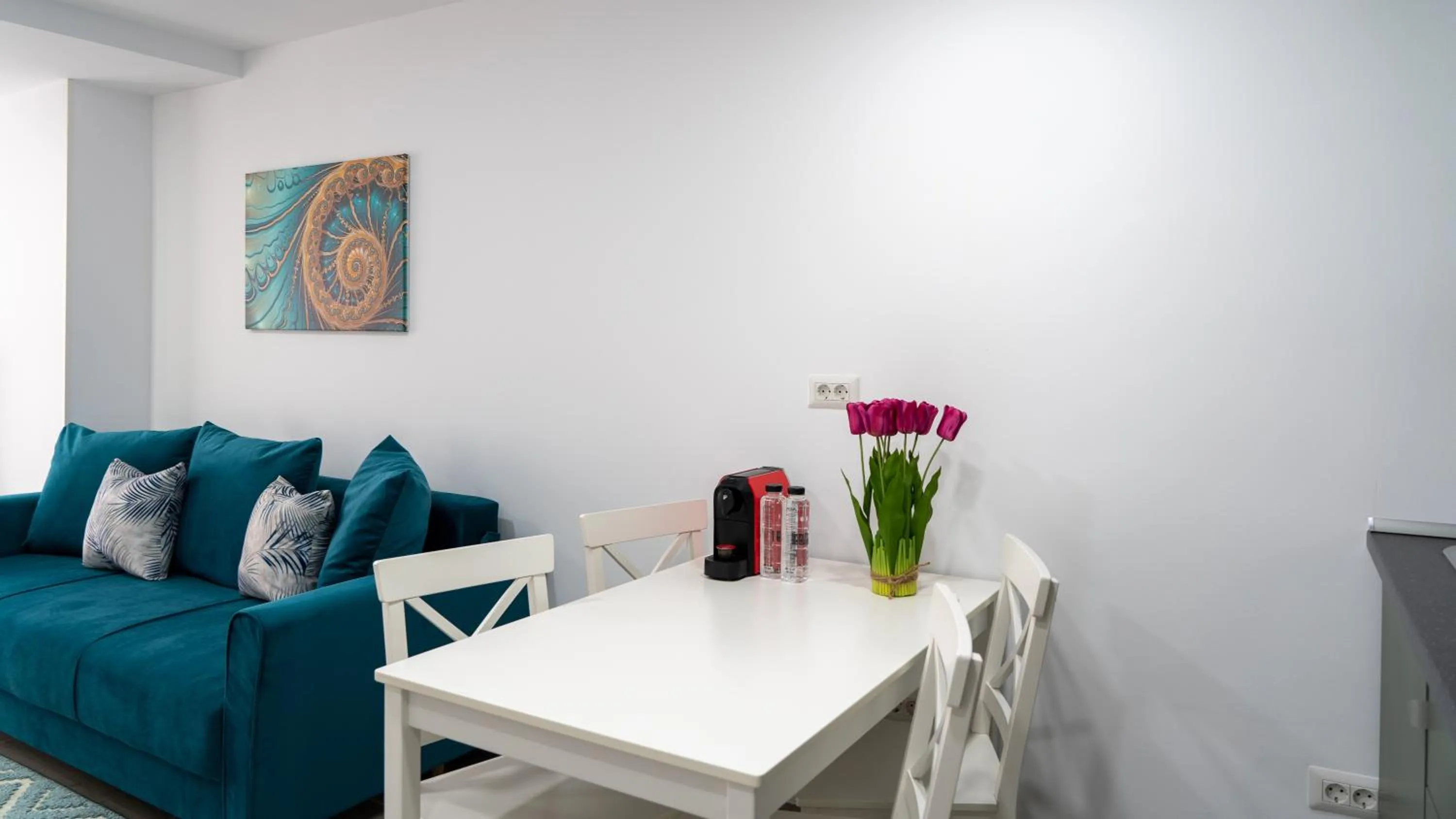 Seating area in Sea View Apartments Olimp - Avenue Hotels