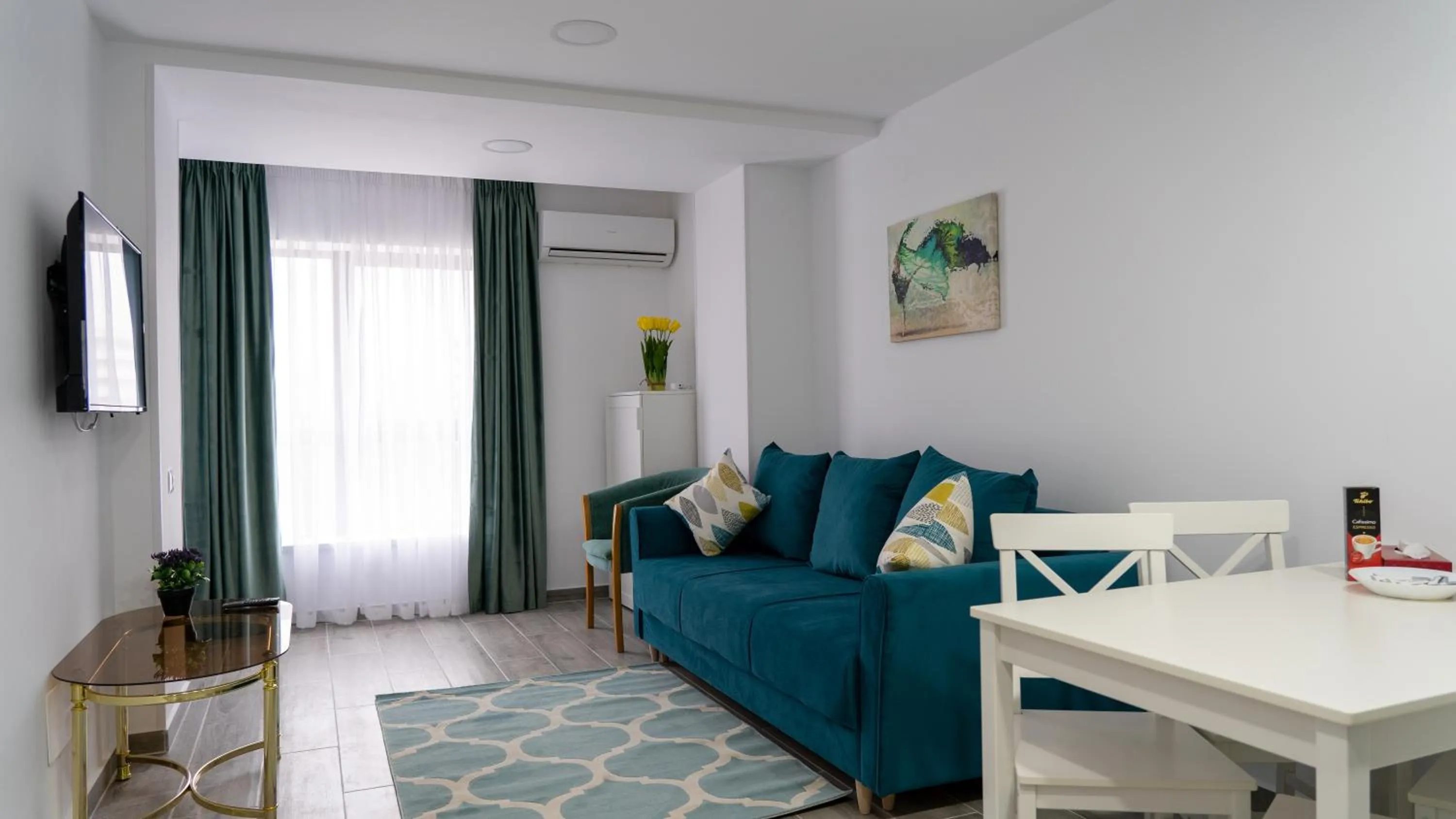 Living room in Sea View Apartments Olimp - Avenue Hotels