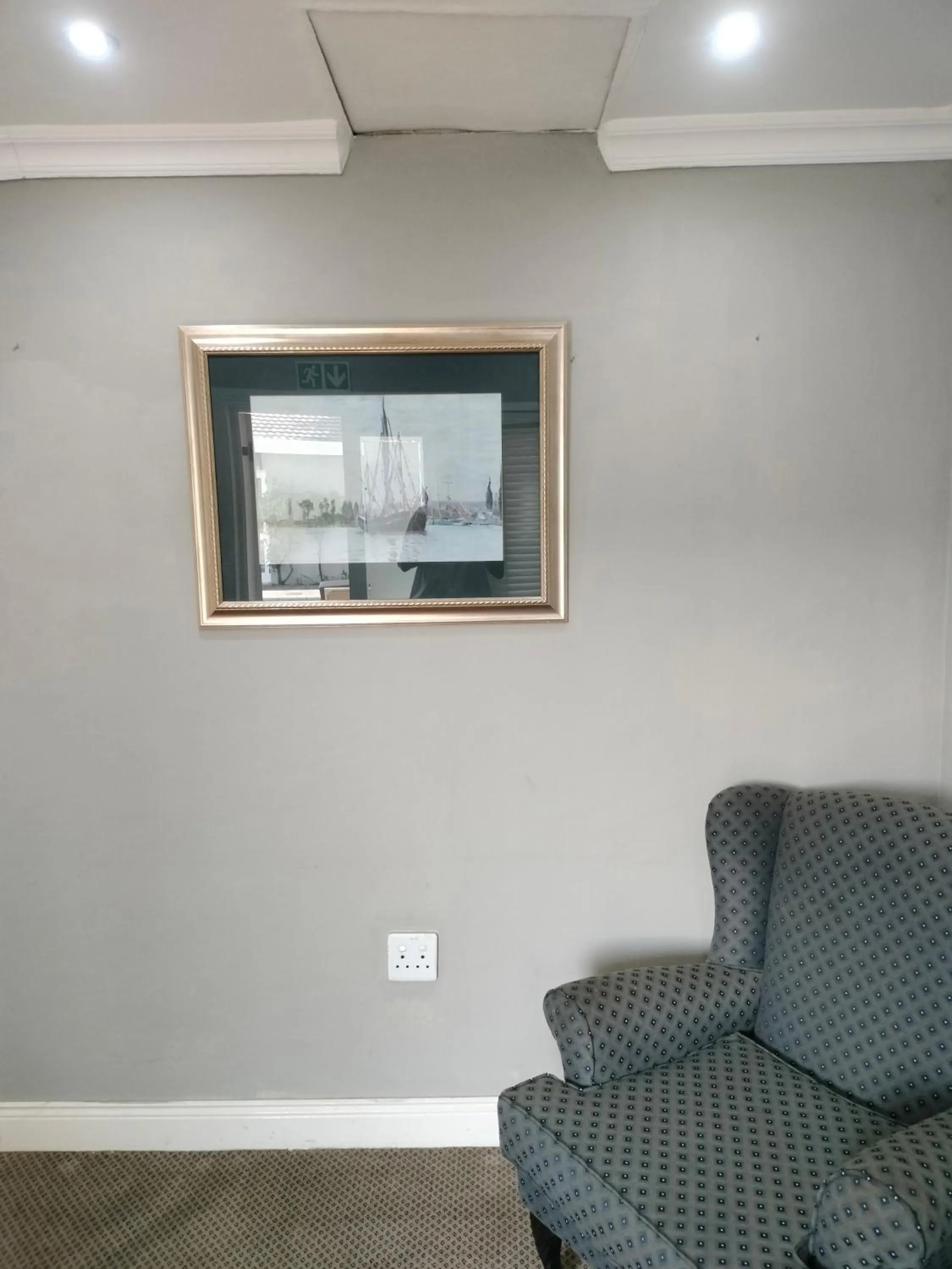 Seating area in 131 on Herbert Baker Boutique Hotel