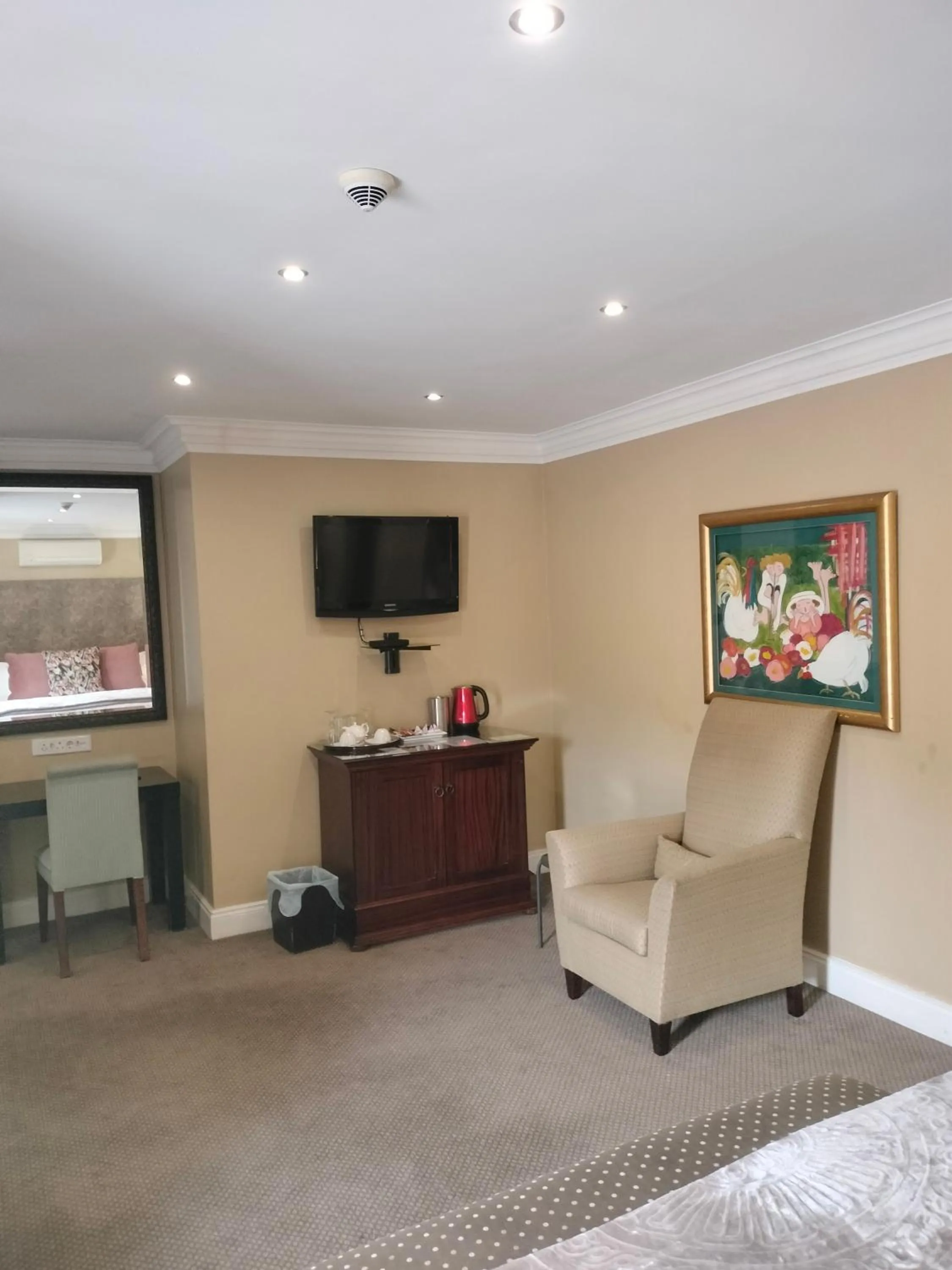 TV and multimedia in 131 on Herbert Baker Boutique Hotel