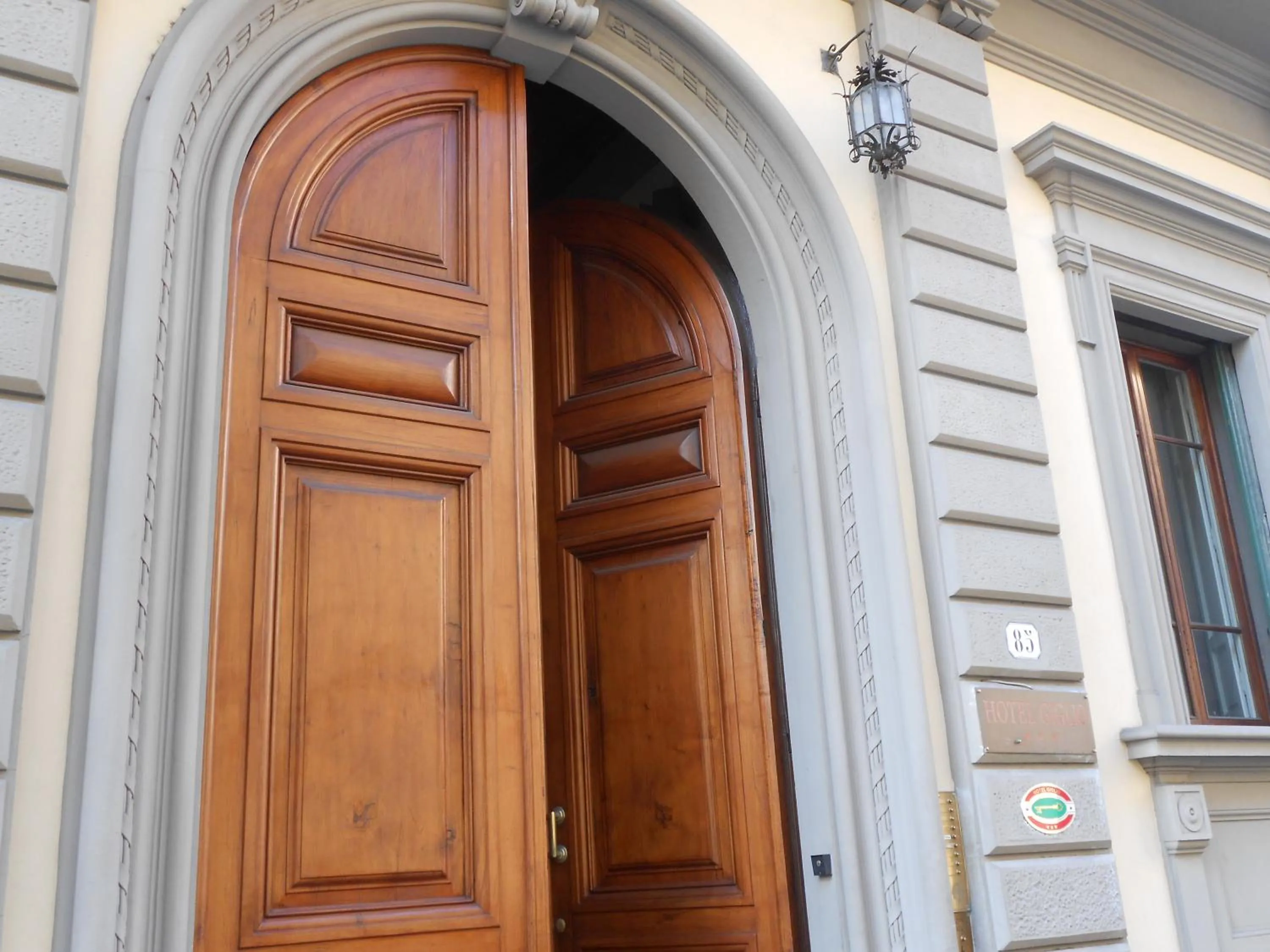 Facade/entrance in Hotel Giglio
