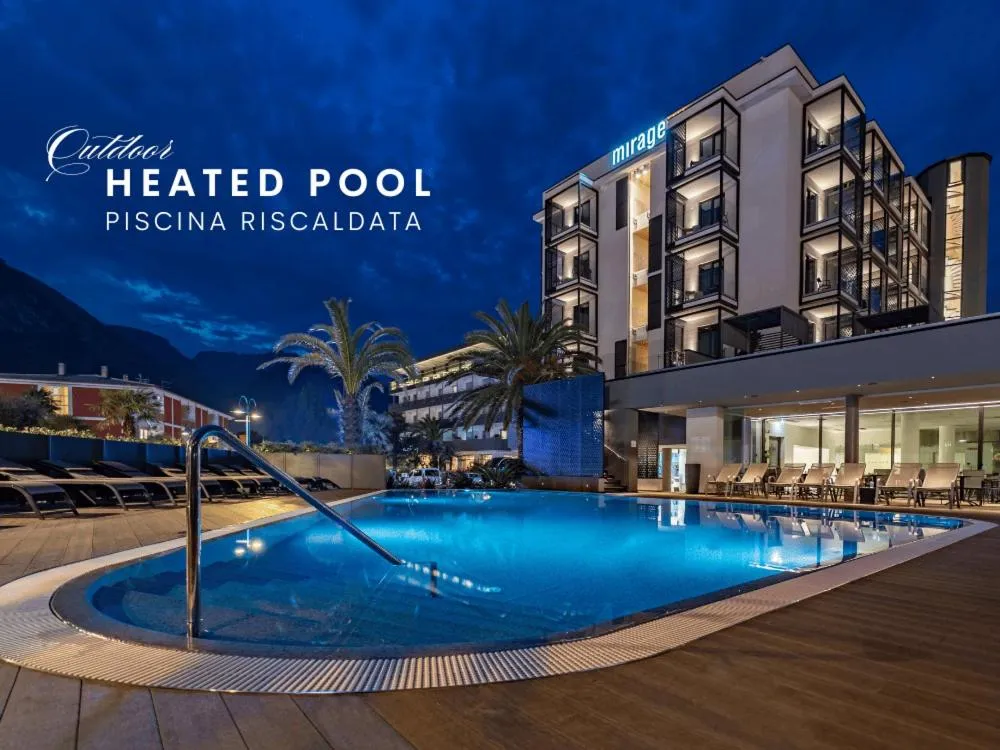 Night in Lake Front Hotel Mirage