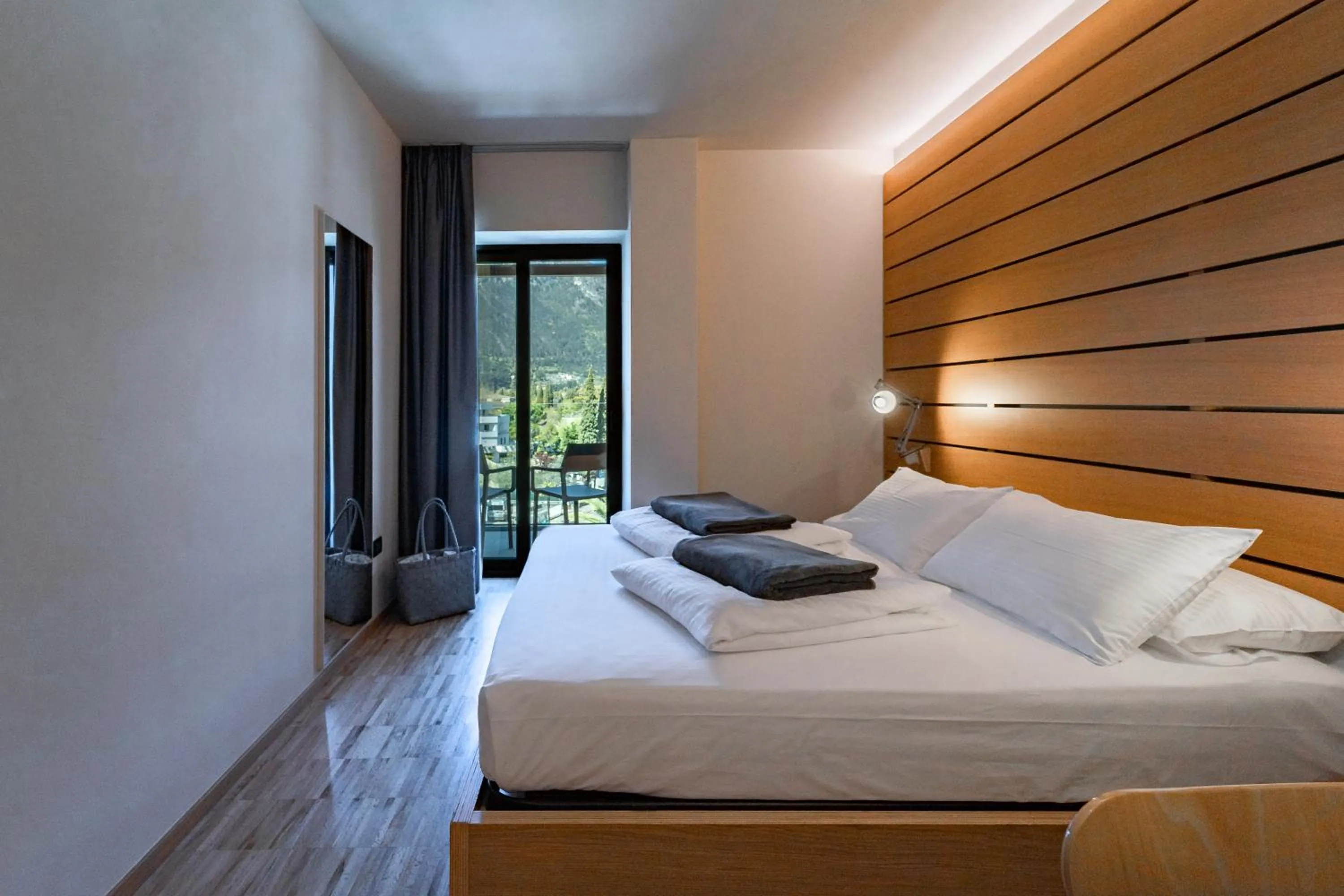 Bed in Lake Front Hotel Mirage