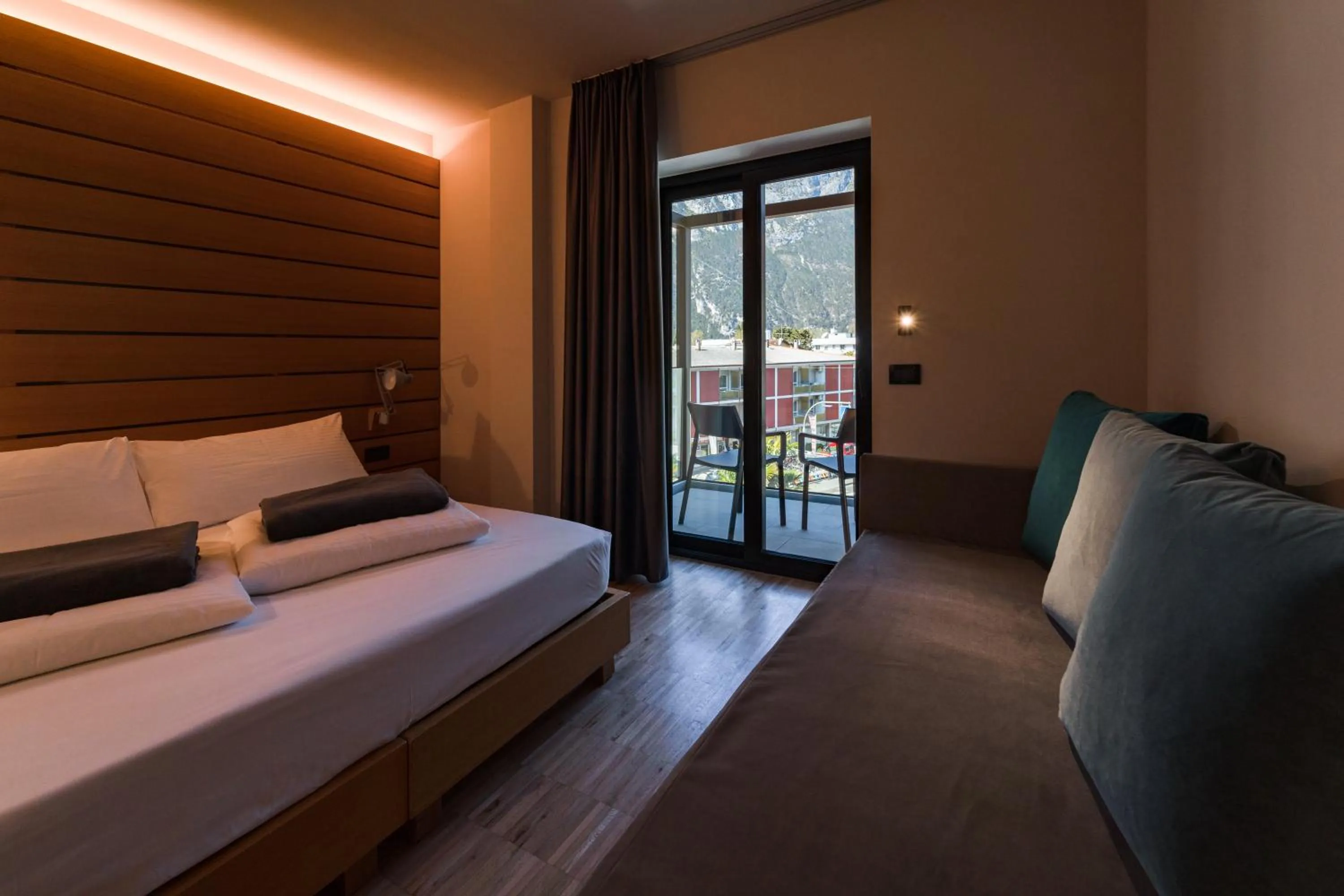 View (from property/room), Bed in Lake Front Hotel Mirage