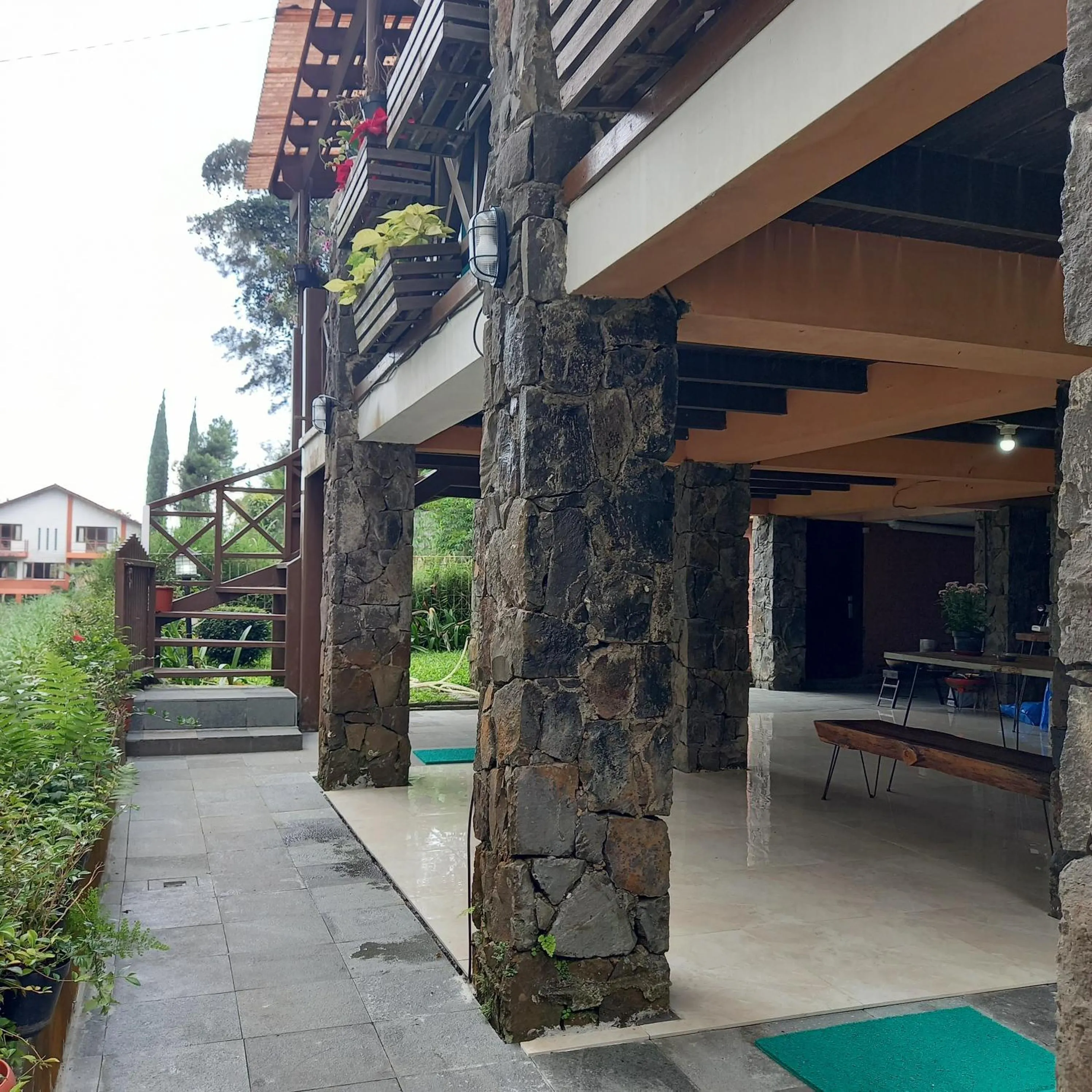 Patio in Villa Elisabeth at Villa Istana Bunga
