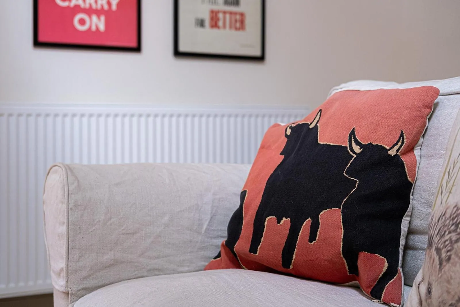 Living room in Deerpark Barn