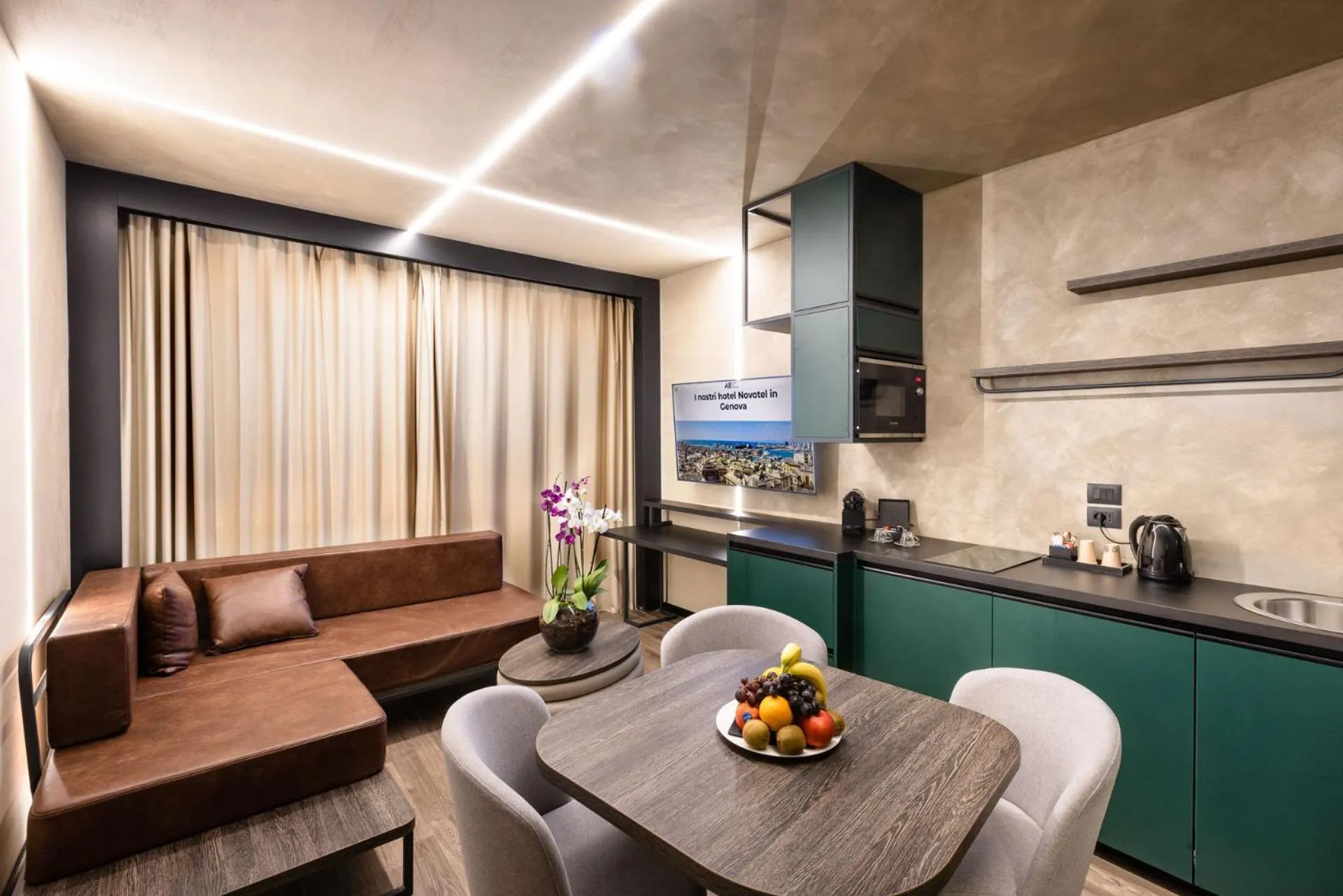 Kitchen or kitchenette in Novotel Genova City