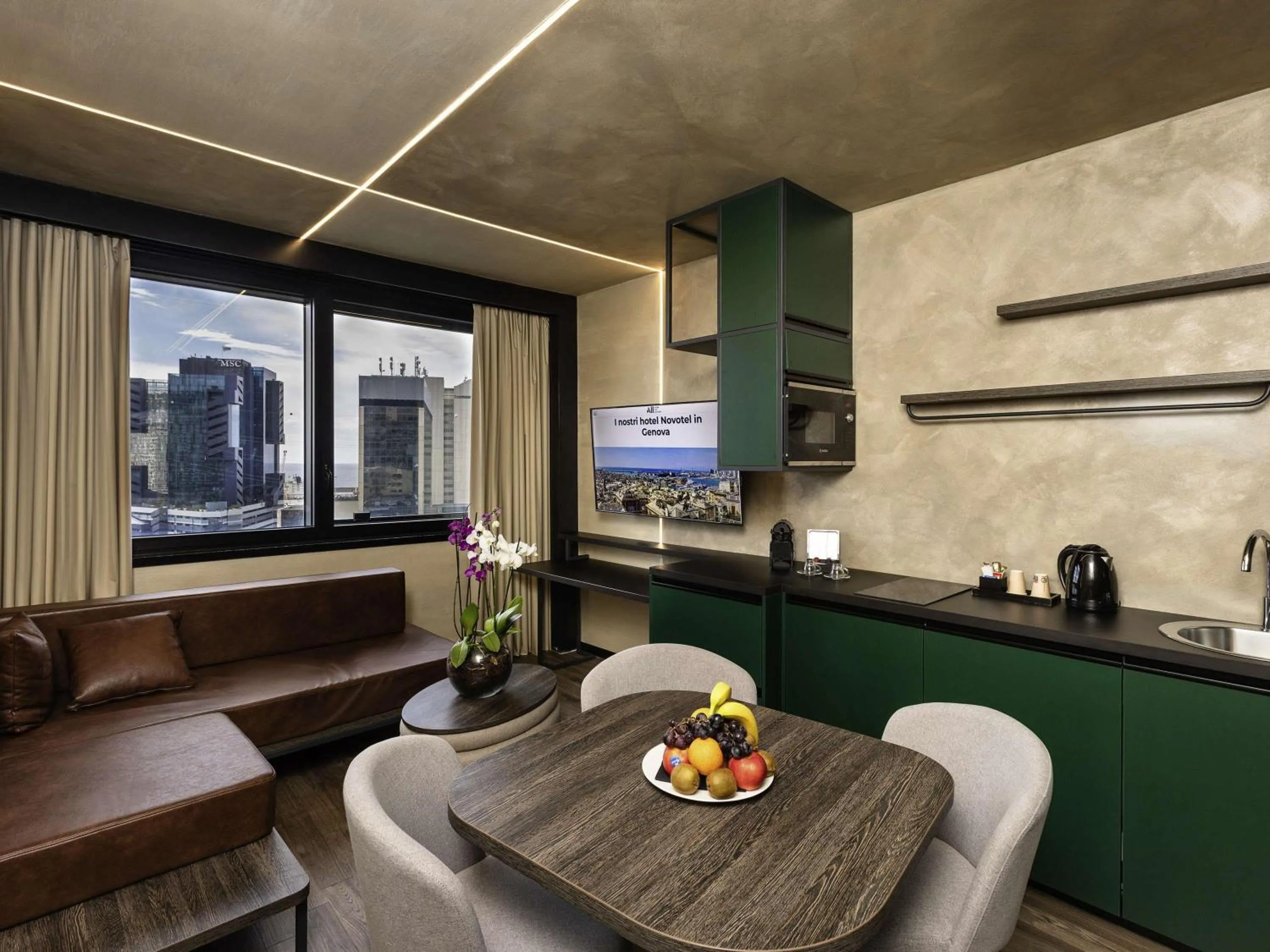 Bedroom in Novotel Genova City