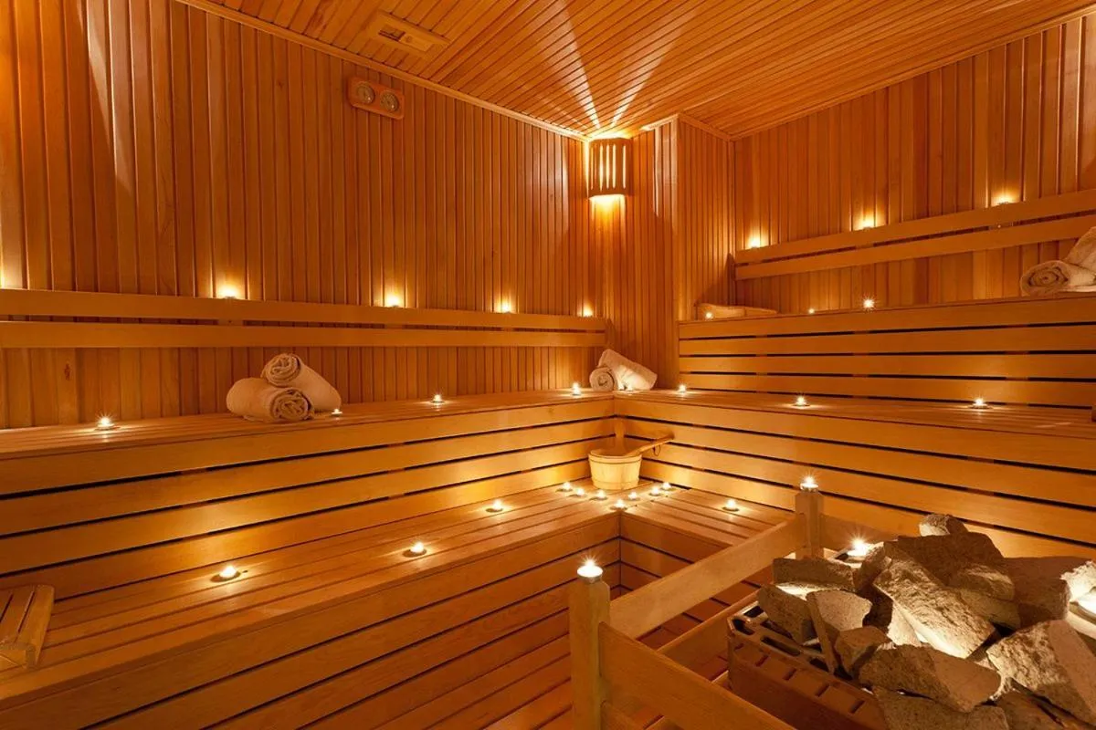Sauna in Grand Niki Hotel & Spa