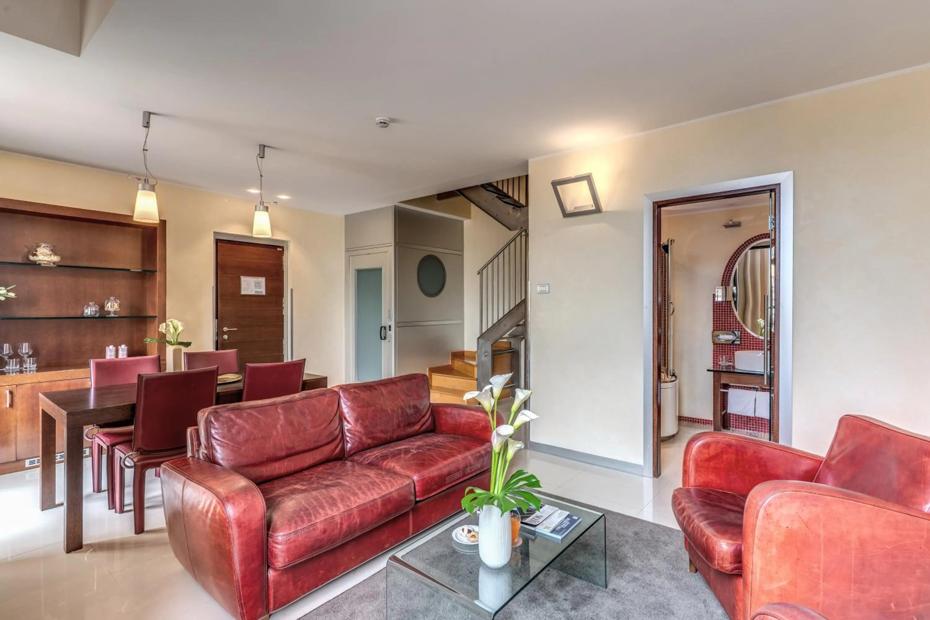 Living room in La Griffe Hotel Roma