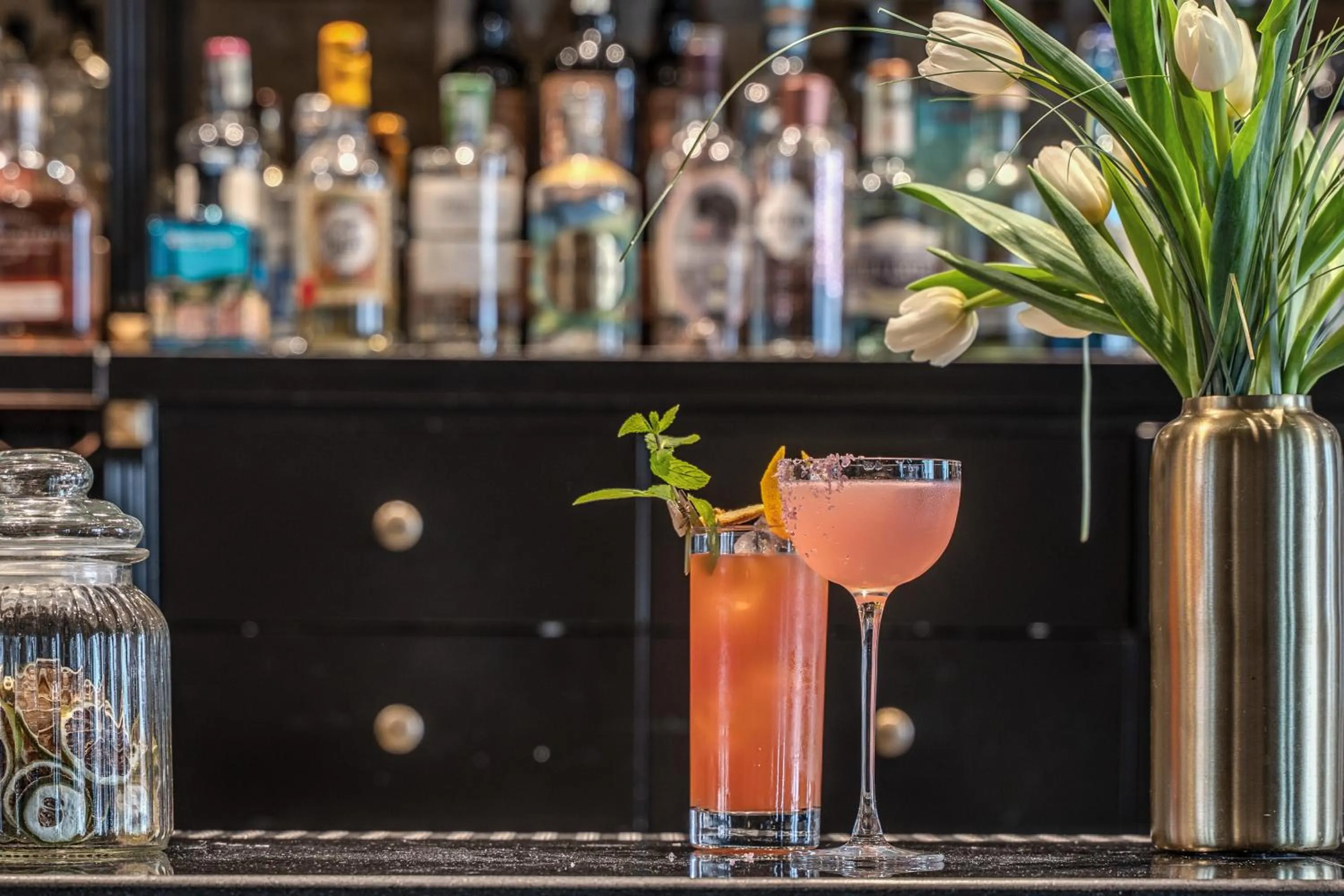 Lounge or bar in La Griffe Hotel Roma