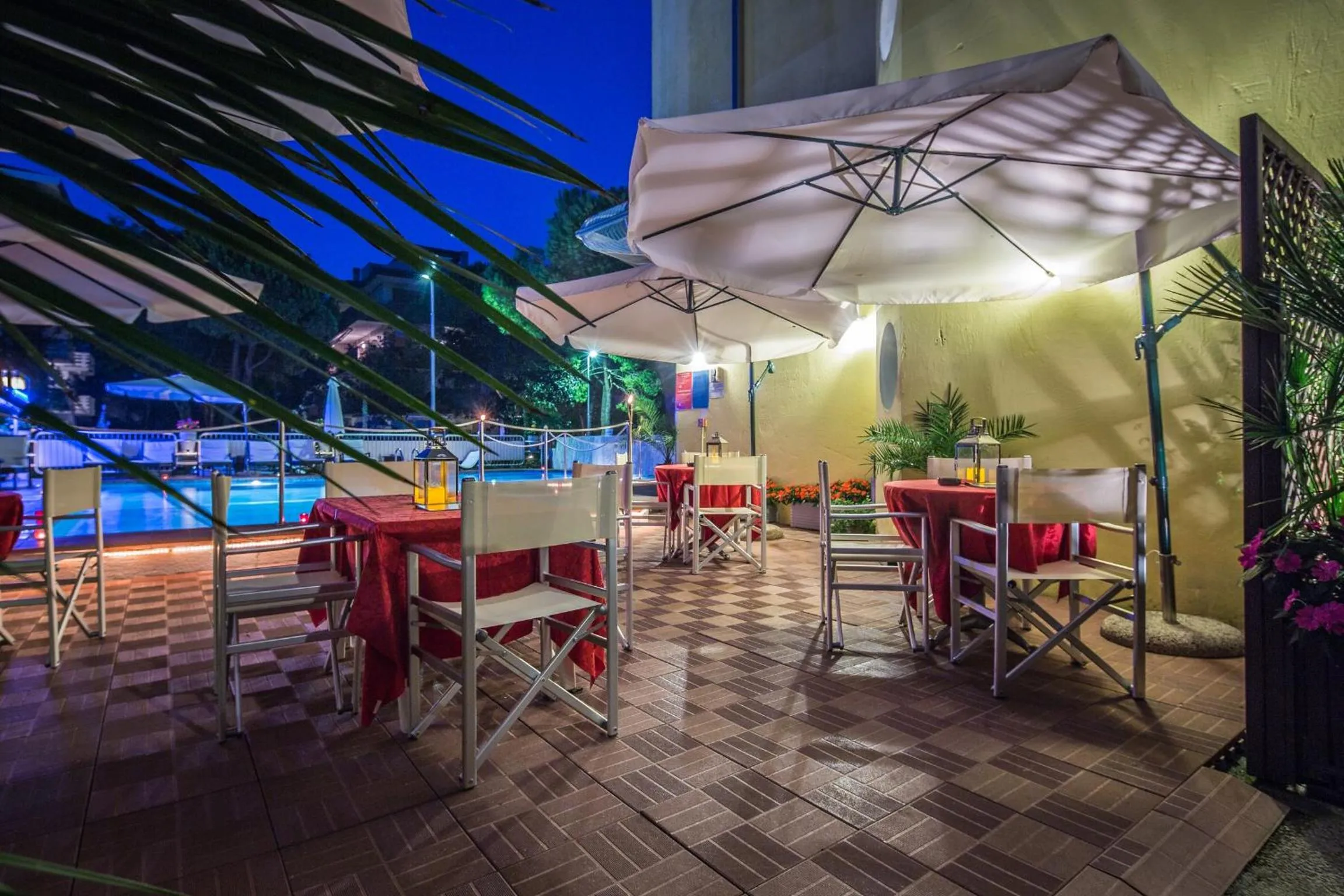 Pool view in Park Hotel