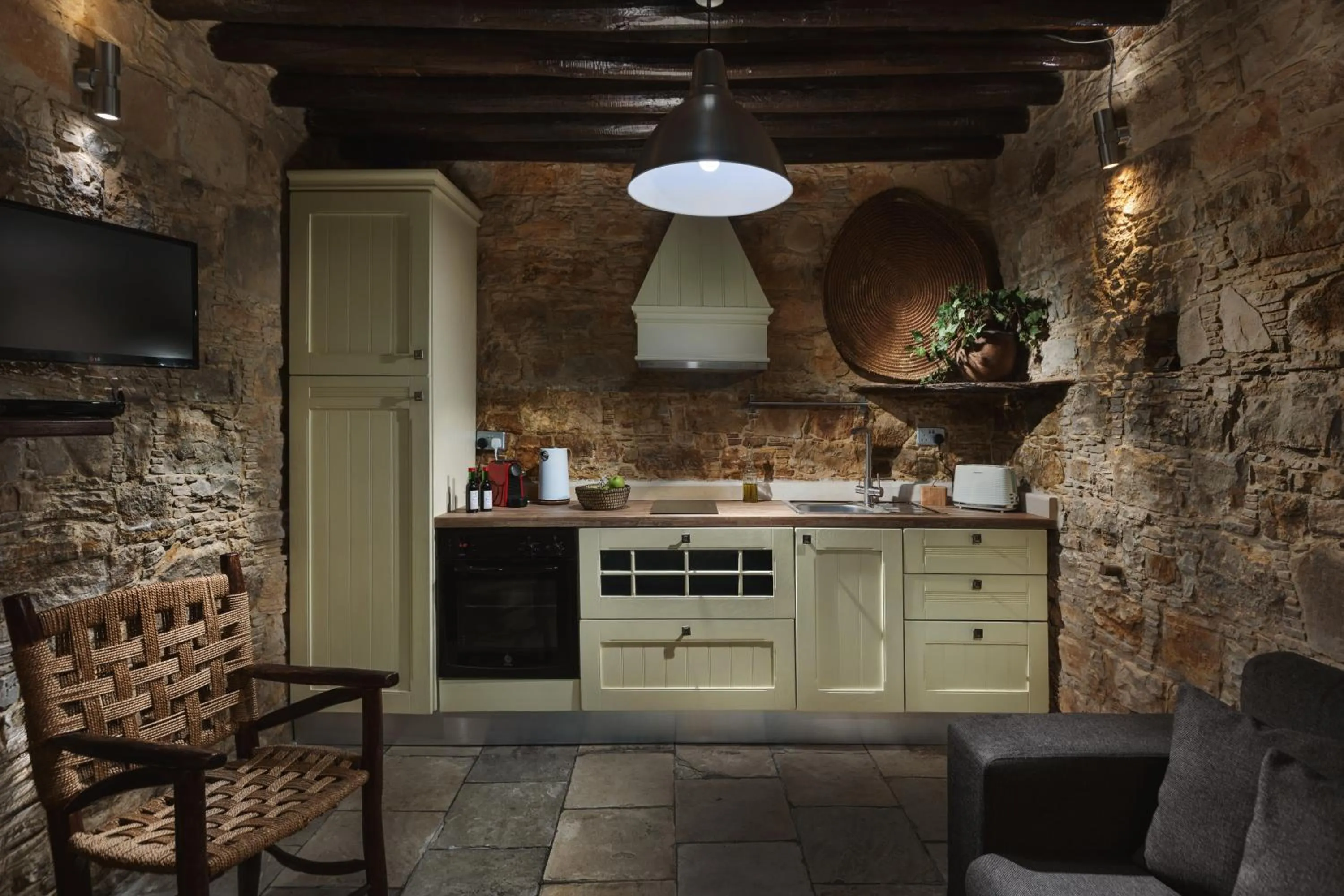 kitchen in Oinoessa Traditional Boutique Guest Houses