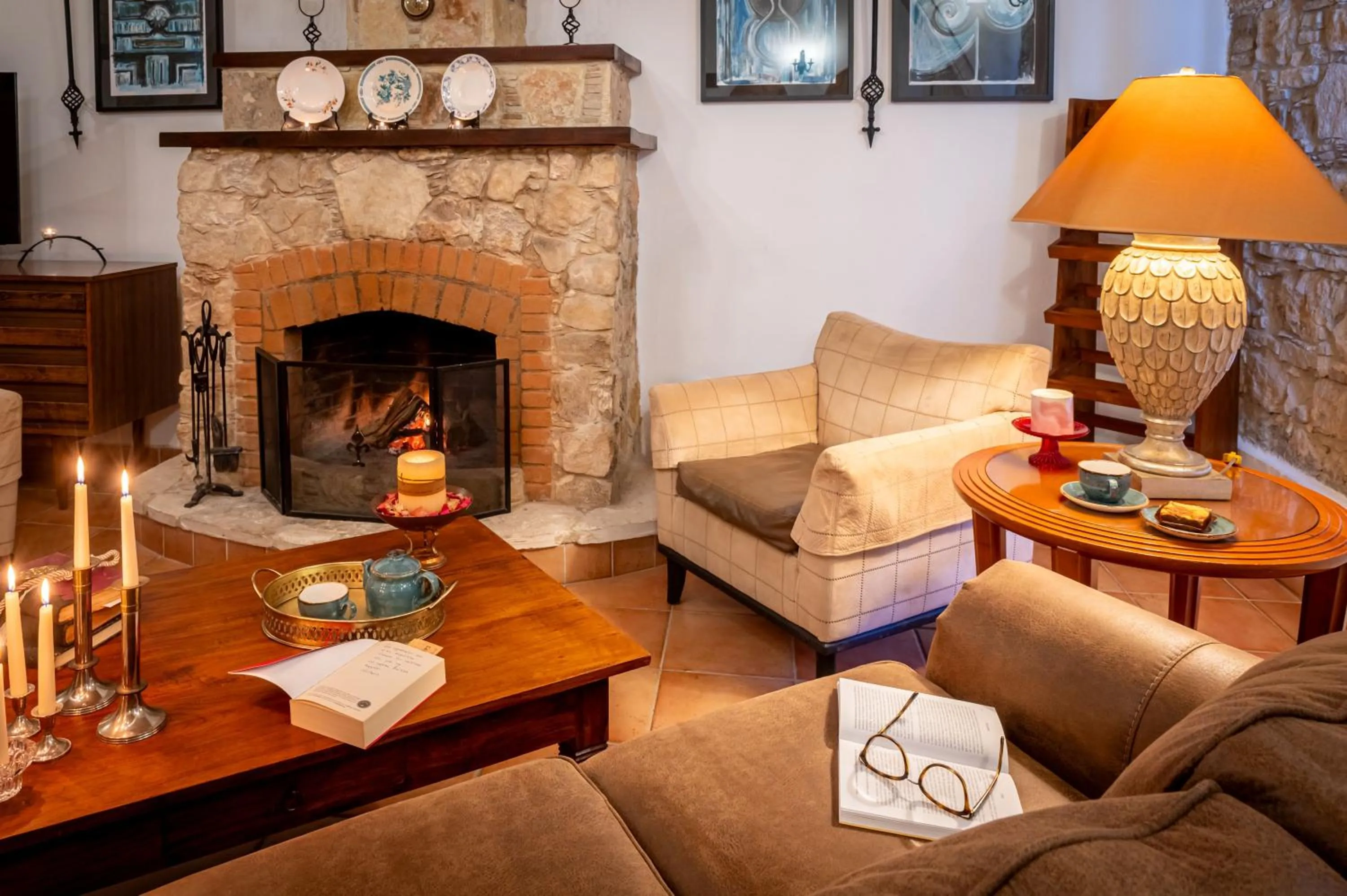 Living room in Oinoessa Traditional Boutique Guest Houses
