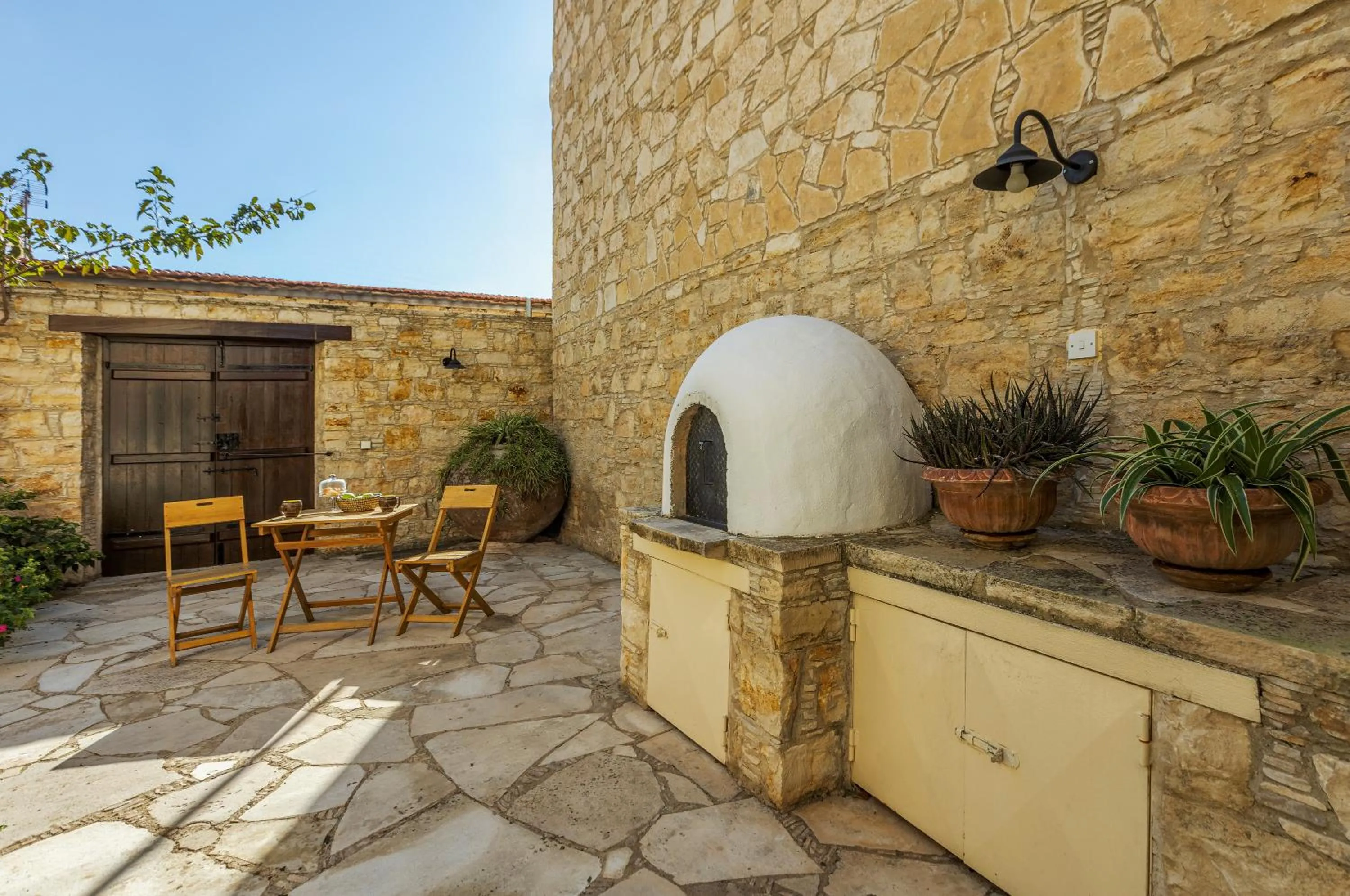 Garden in Oinoessa Traditional Boutique Guest Houses