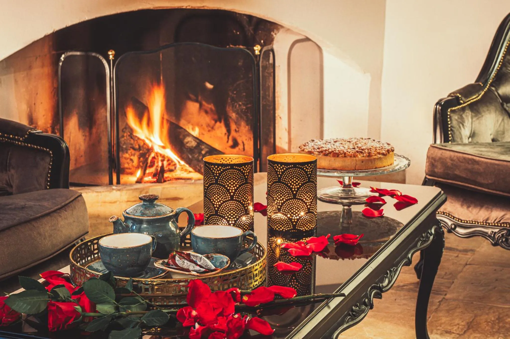 Living room in Oinoessa Traditional Boutique Guest Houses
